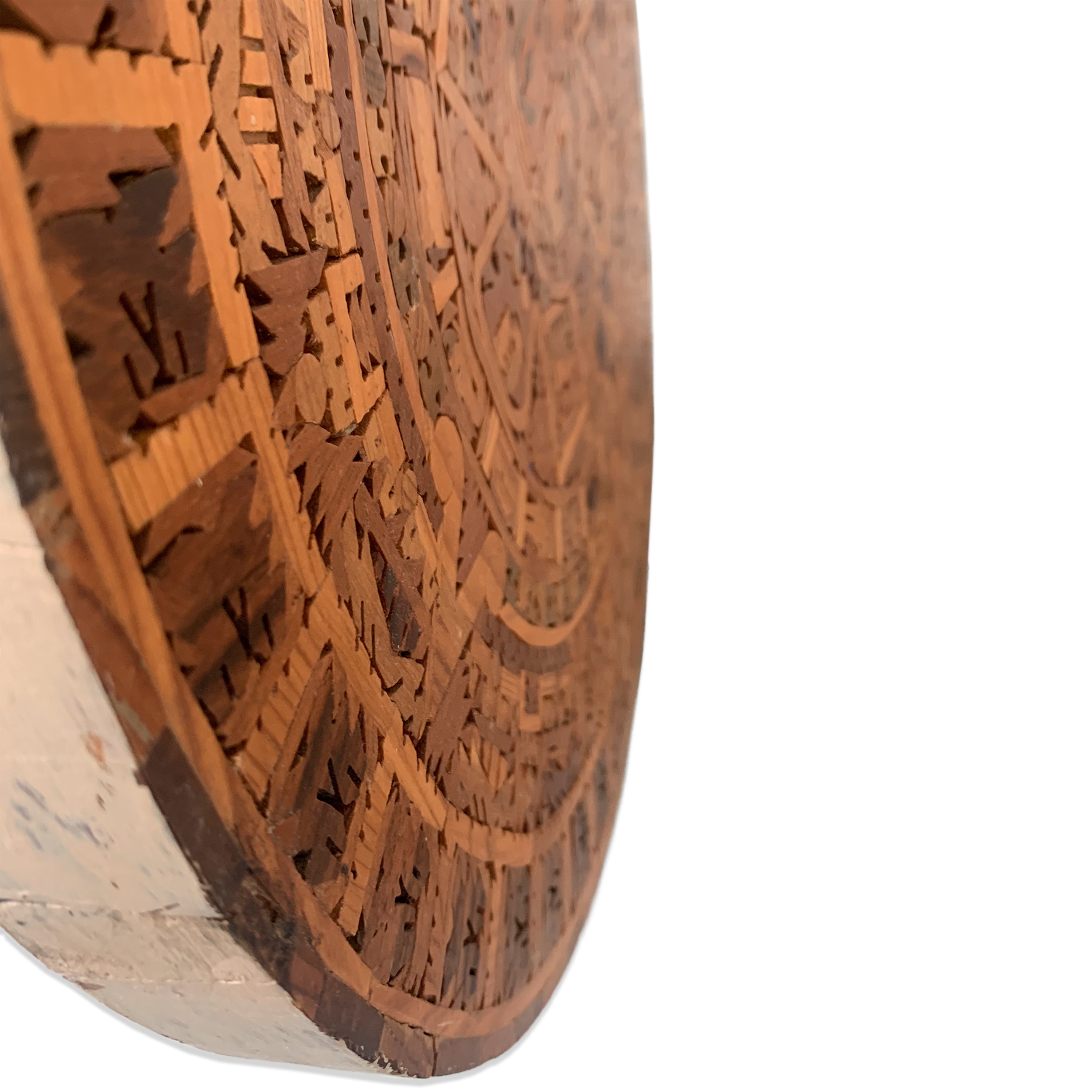 Aztec Calendar in Wood by Alfonso Juadao