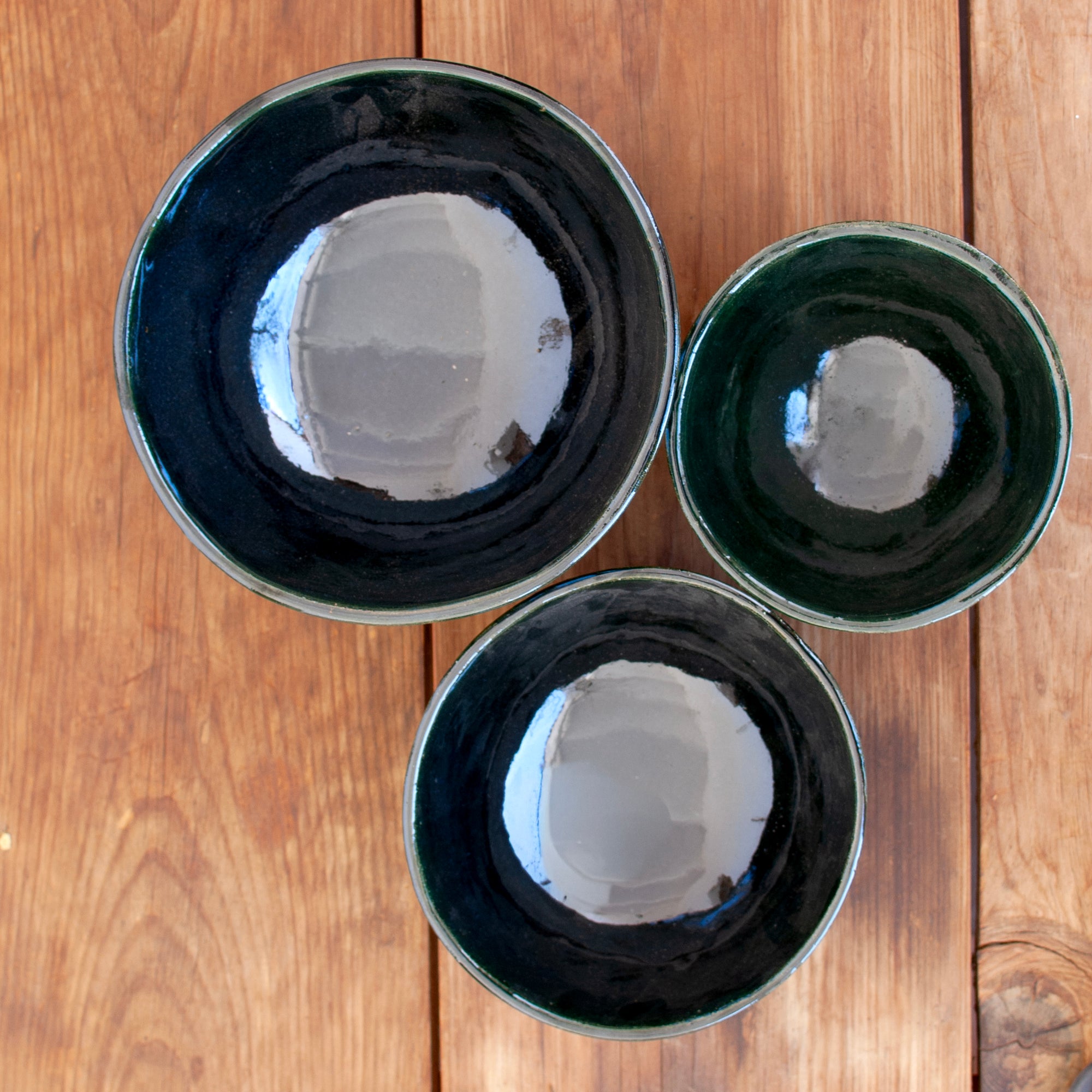 Tazon Mixing Bowl Green Clay