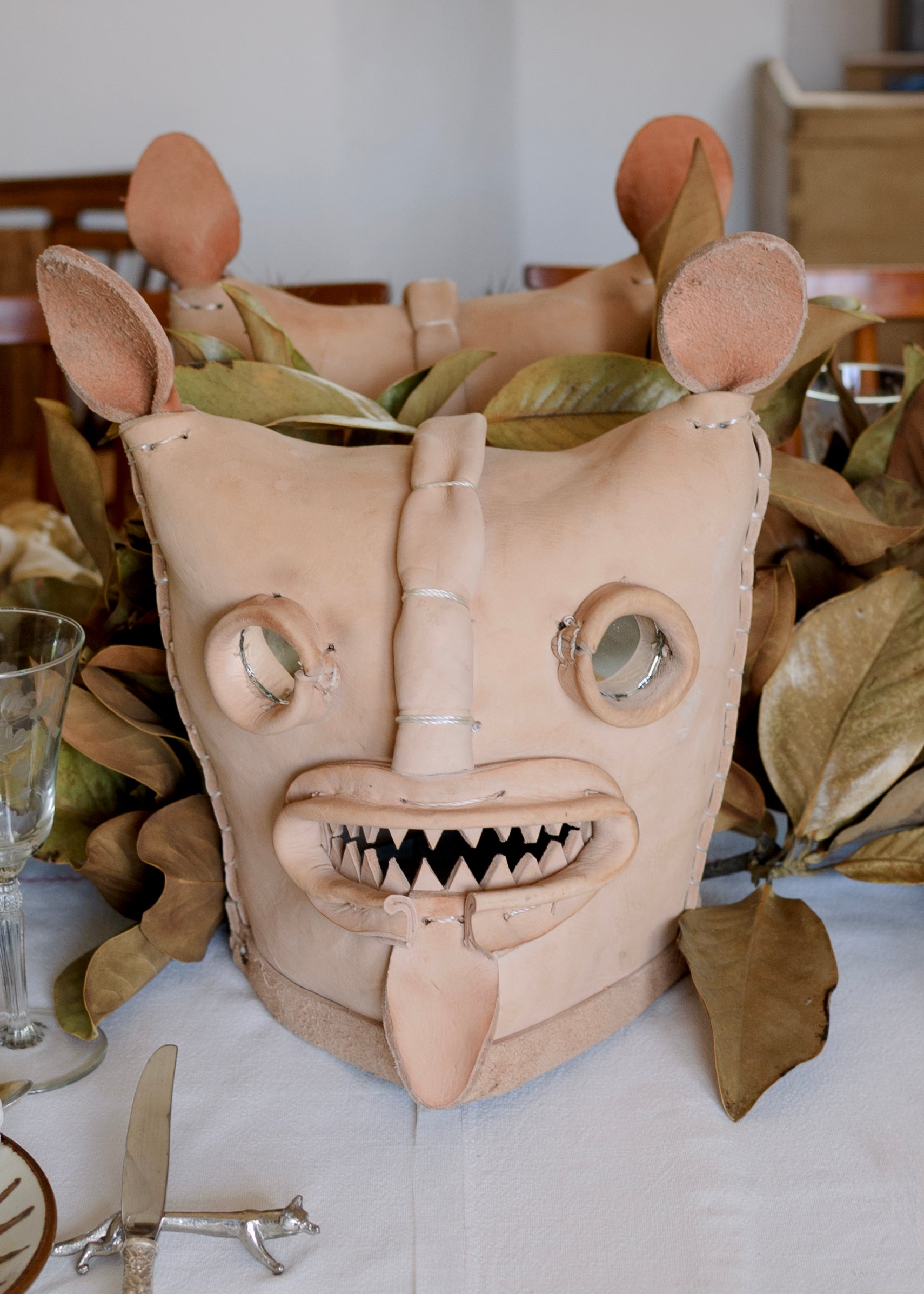 Zitlala Leather Tecuani Mask