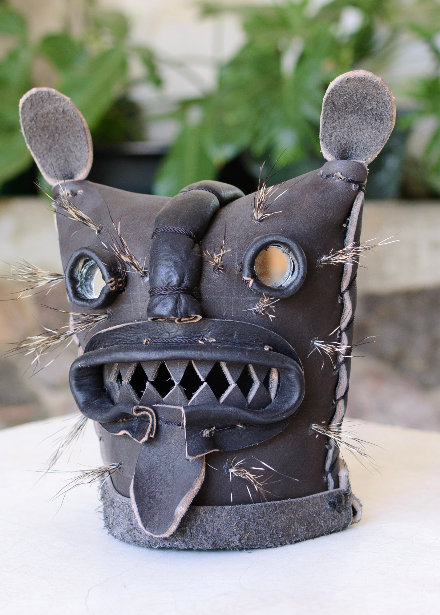 Zitlala Leather Tecuani Mask