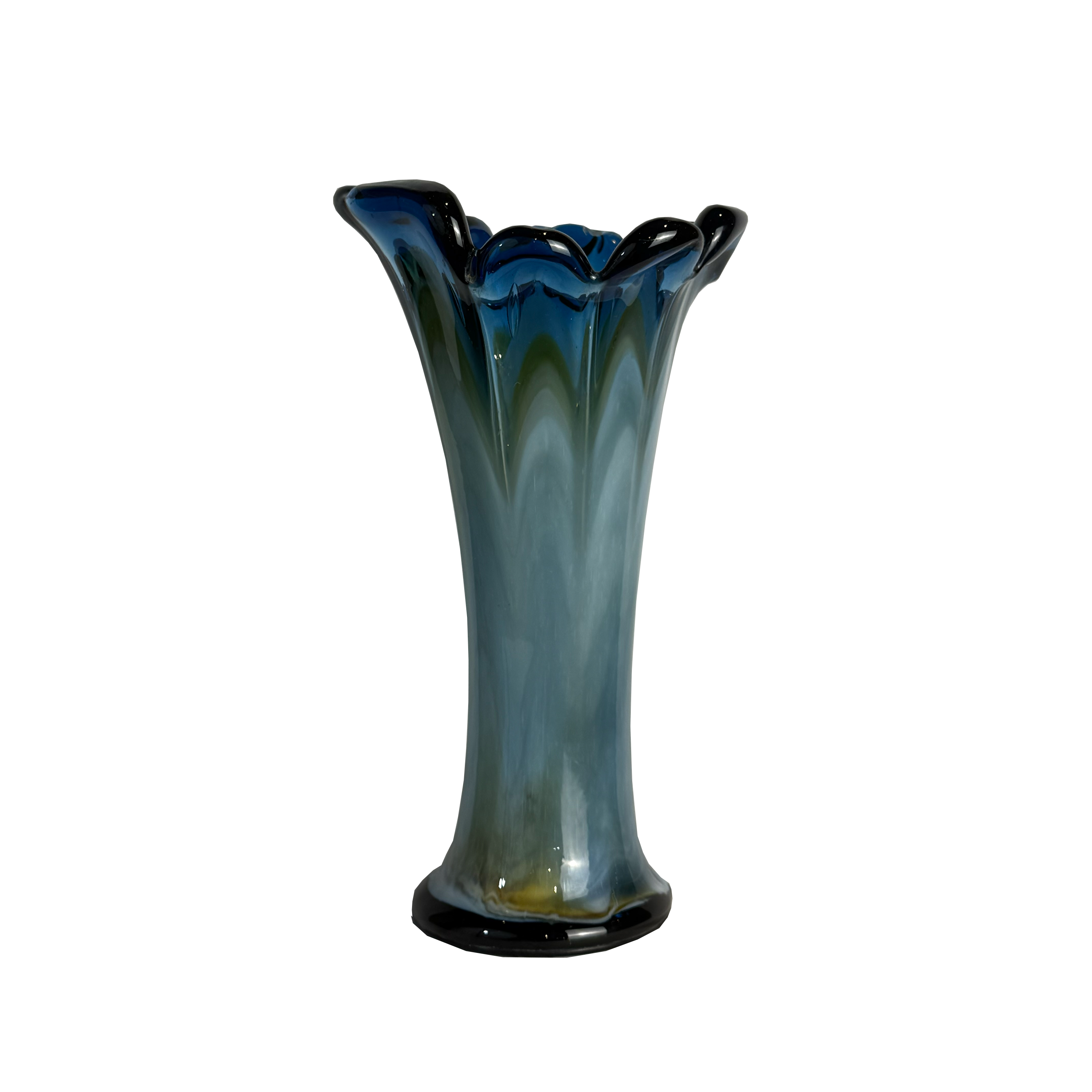Carnival Glass Flower Vase
