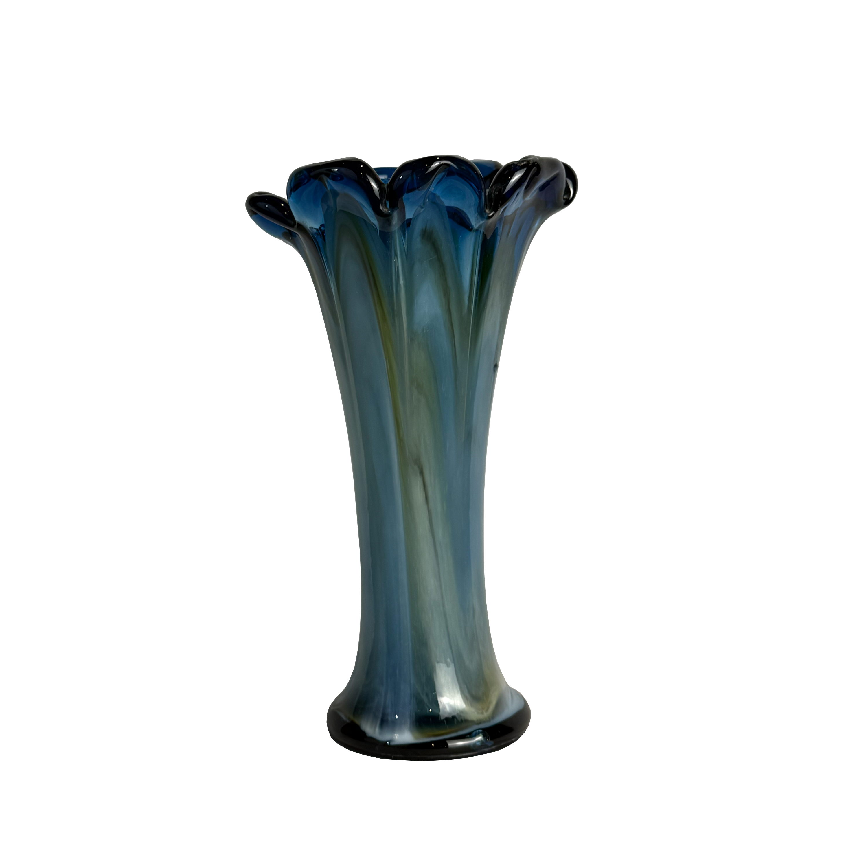 Carnival Glass Flower Vase
