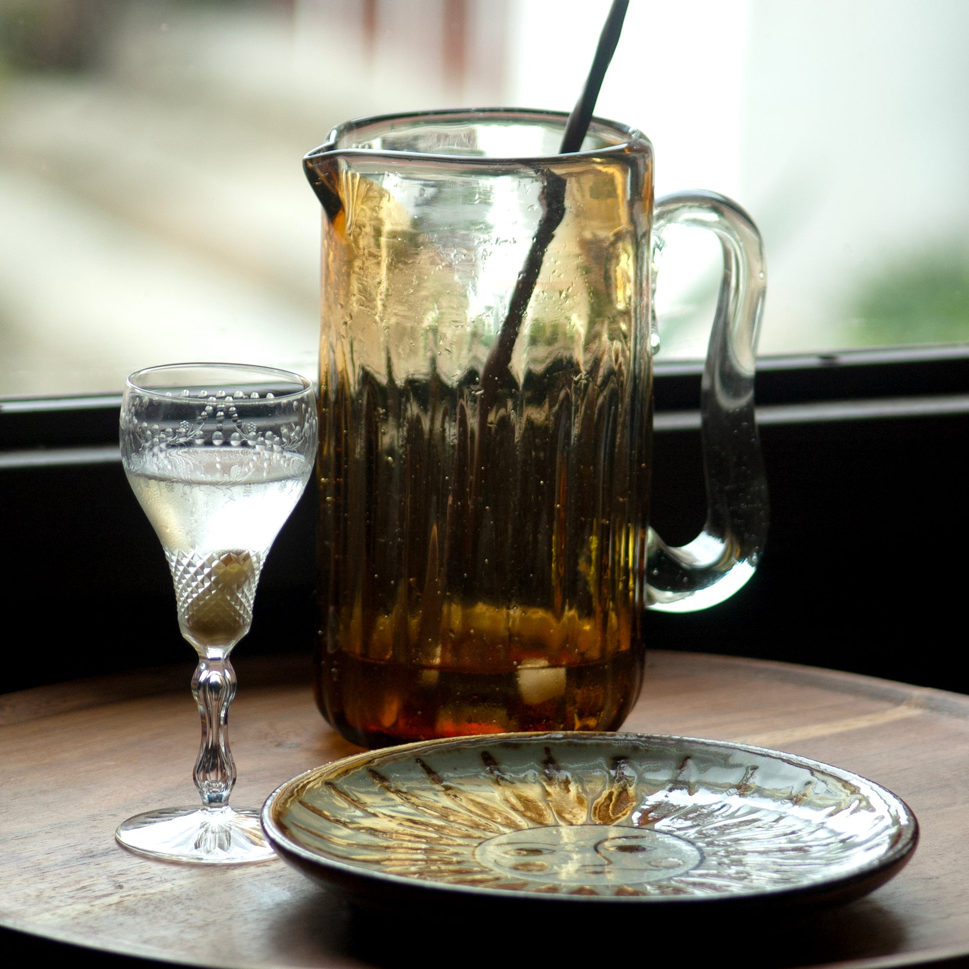 Amber Cocktail Pitcher