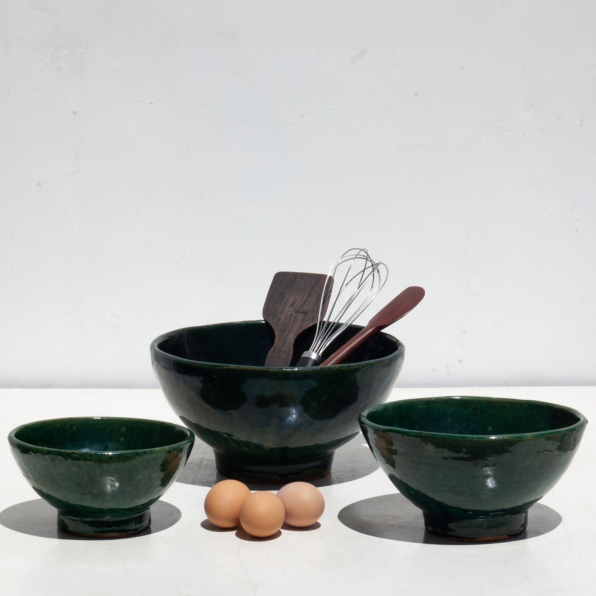 Tazon Mixing Bowl Green Clay