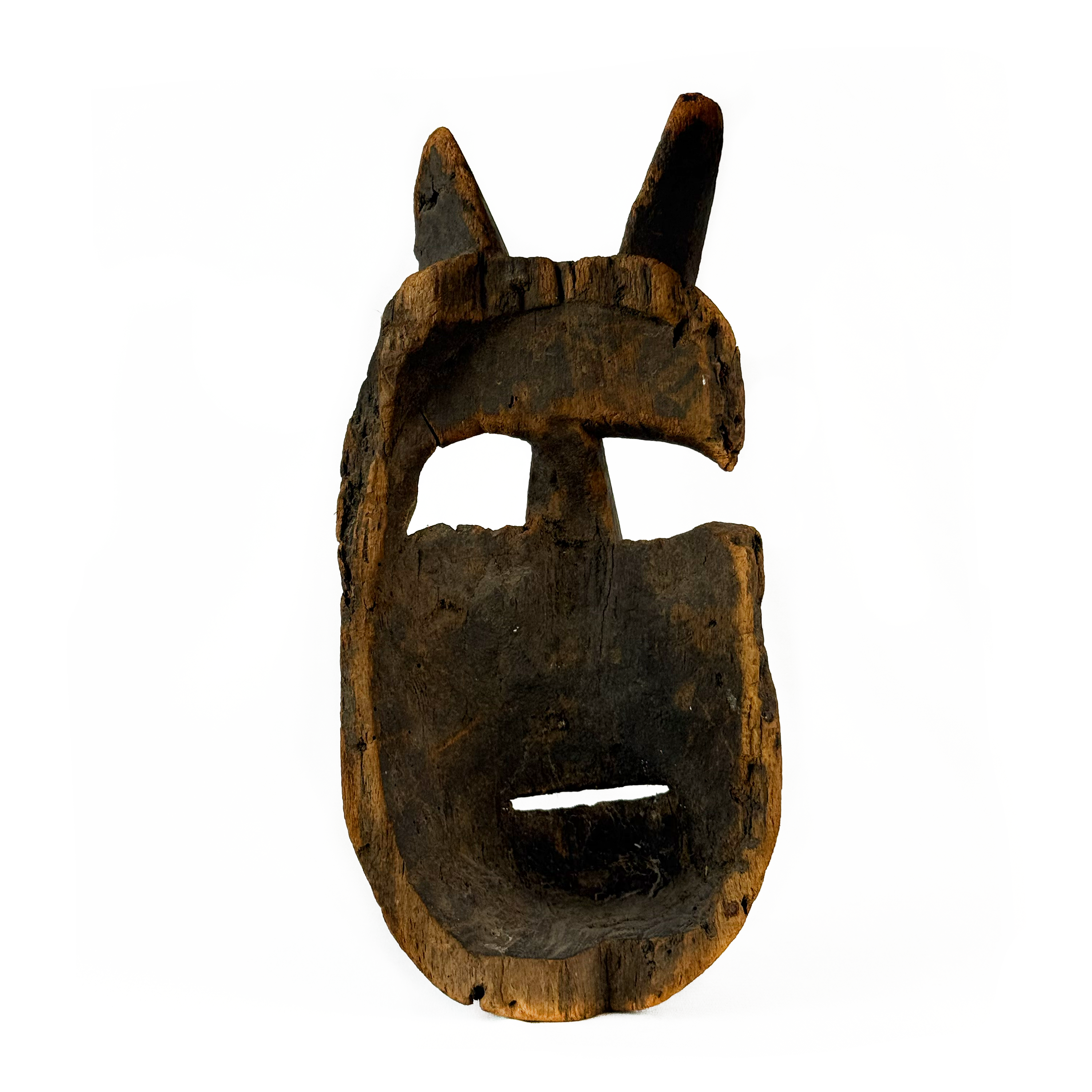 Wooden Antique Devil Mask from Chiapas c. 1890s