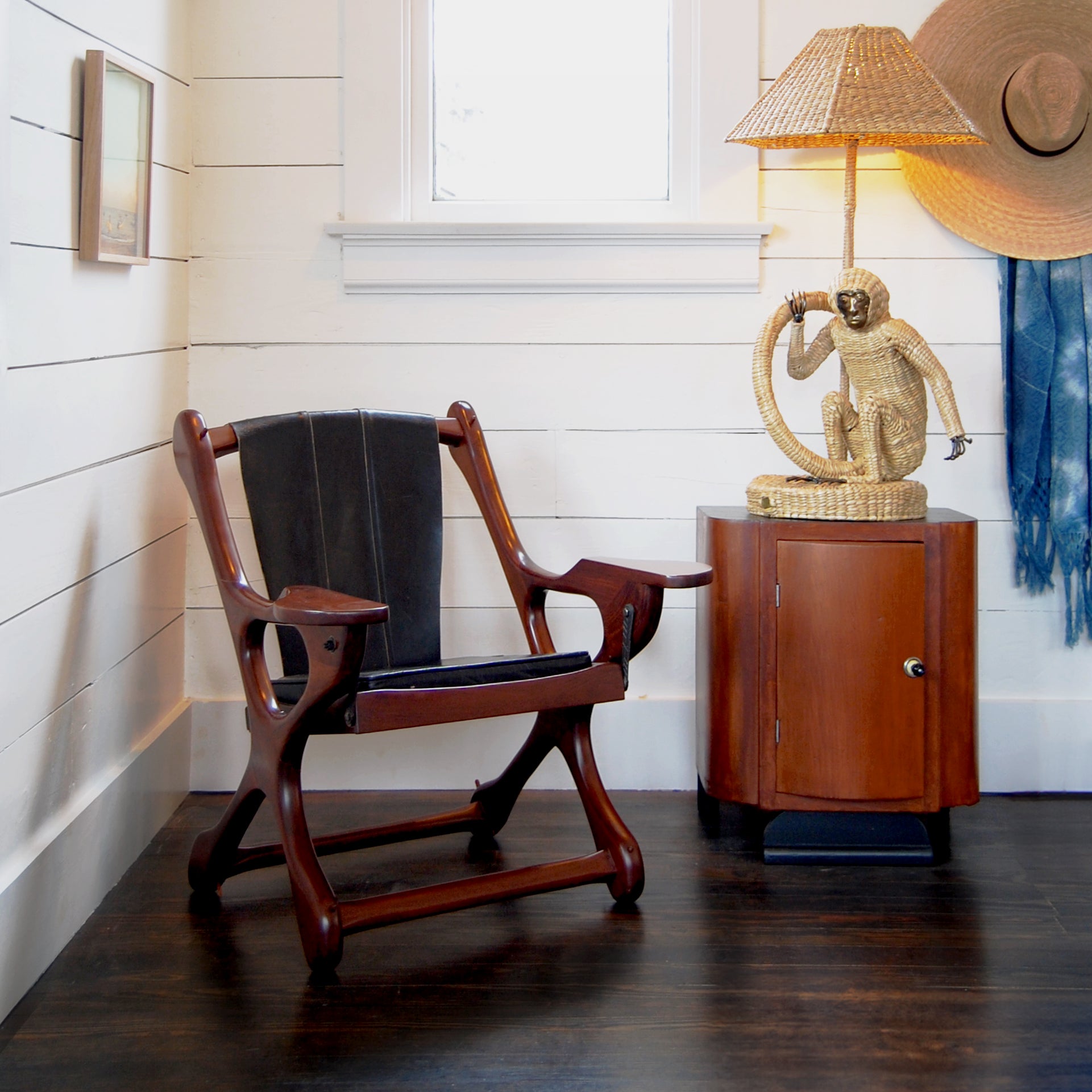 Shoemaker "Sling Swinger" Lounge Chair c.