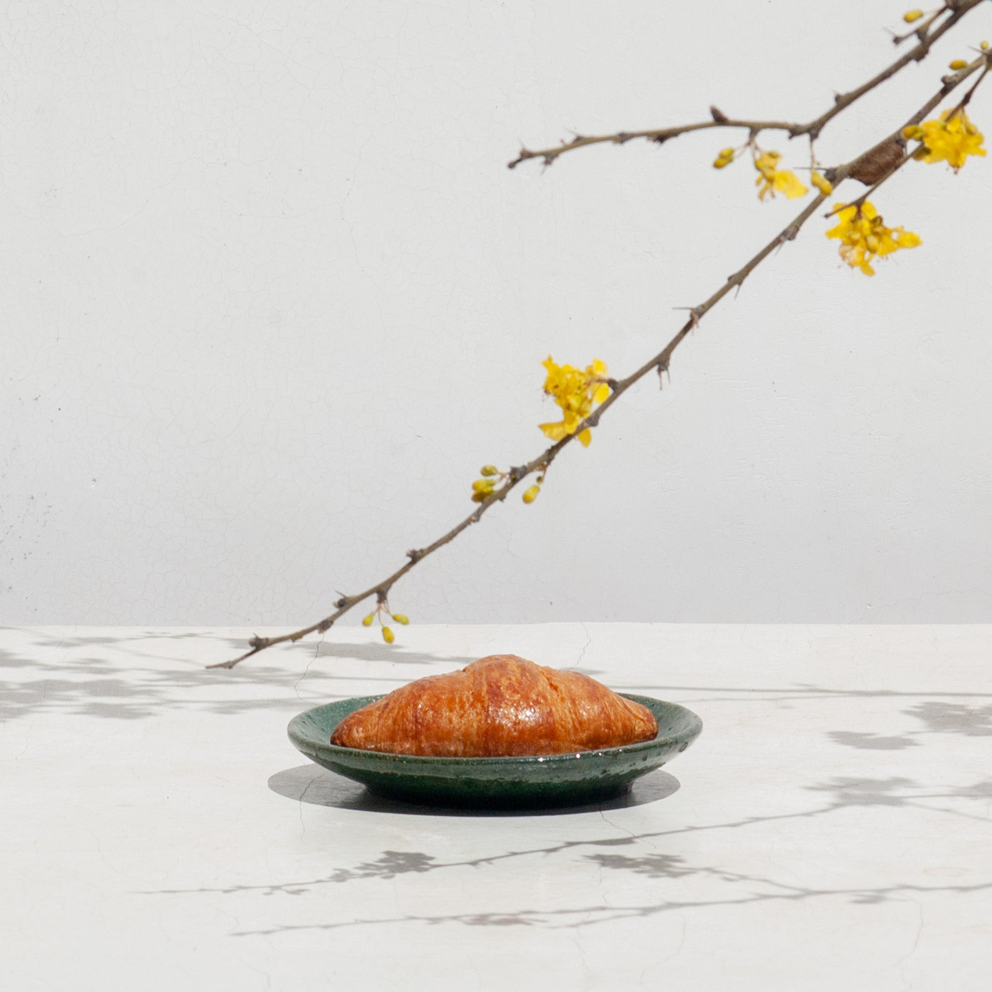 Elena Green Bread Plate