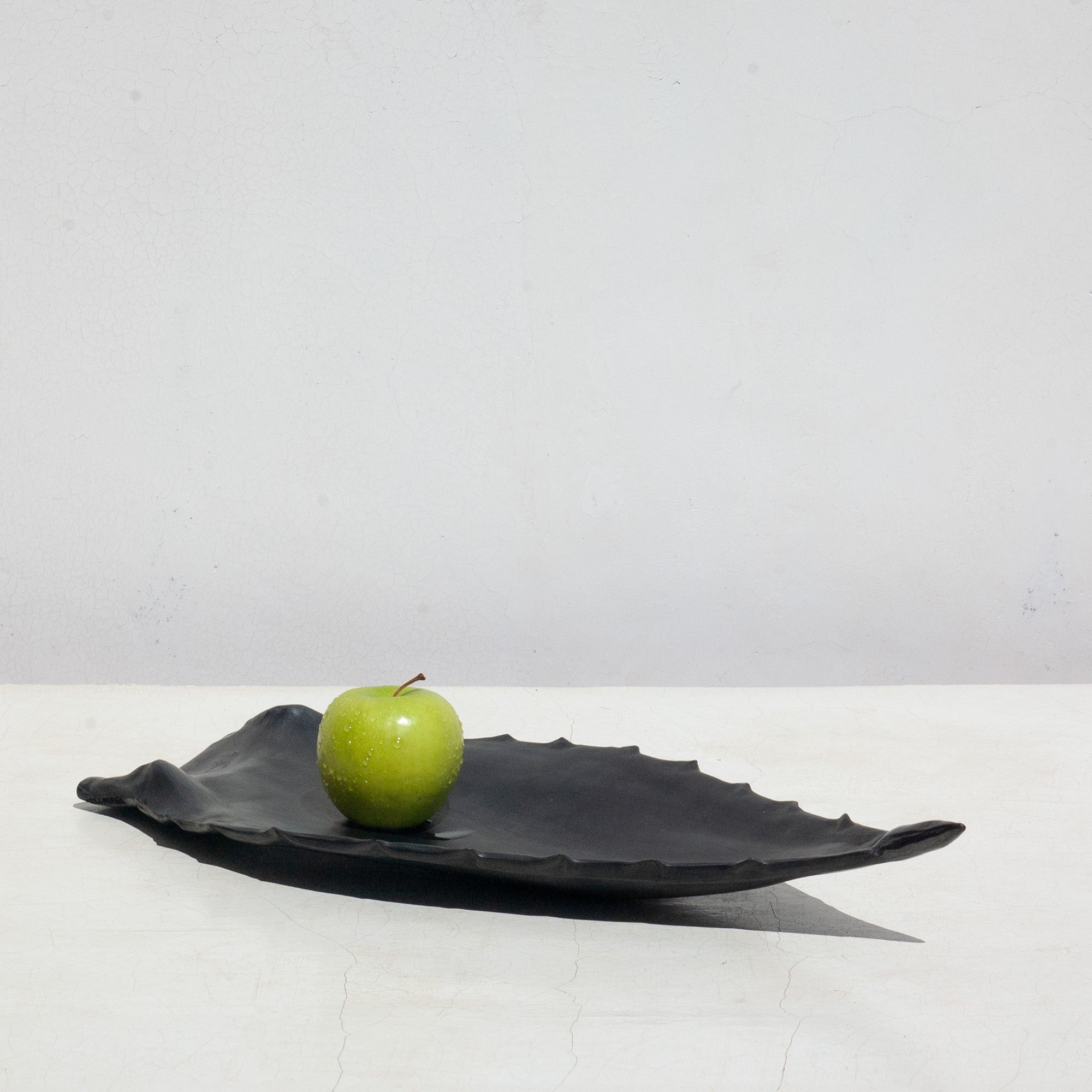 Agave Leaf Black Clay LG