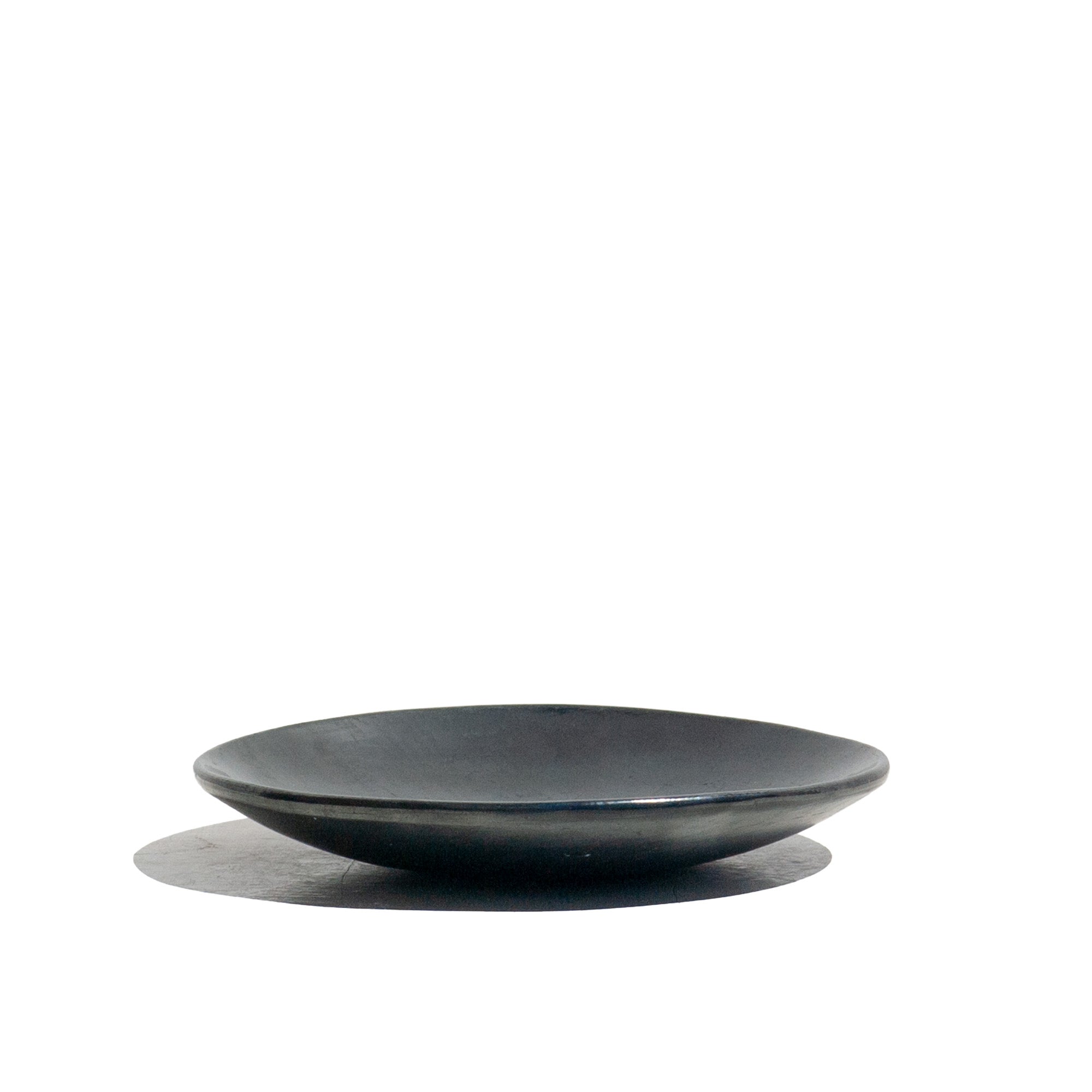 Elena Black Salad Plate