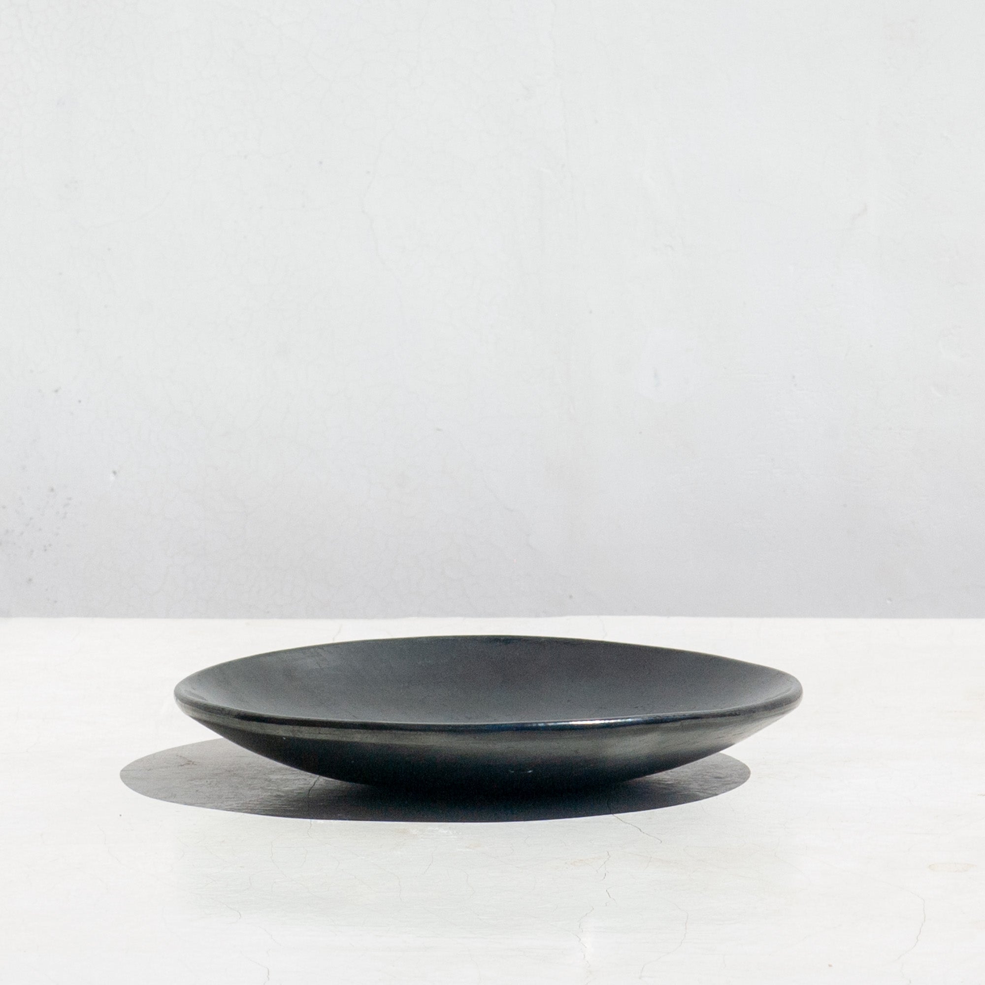Elena Black Salad Plate