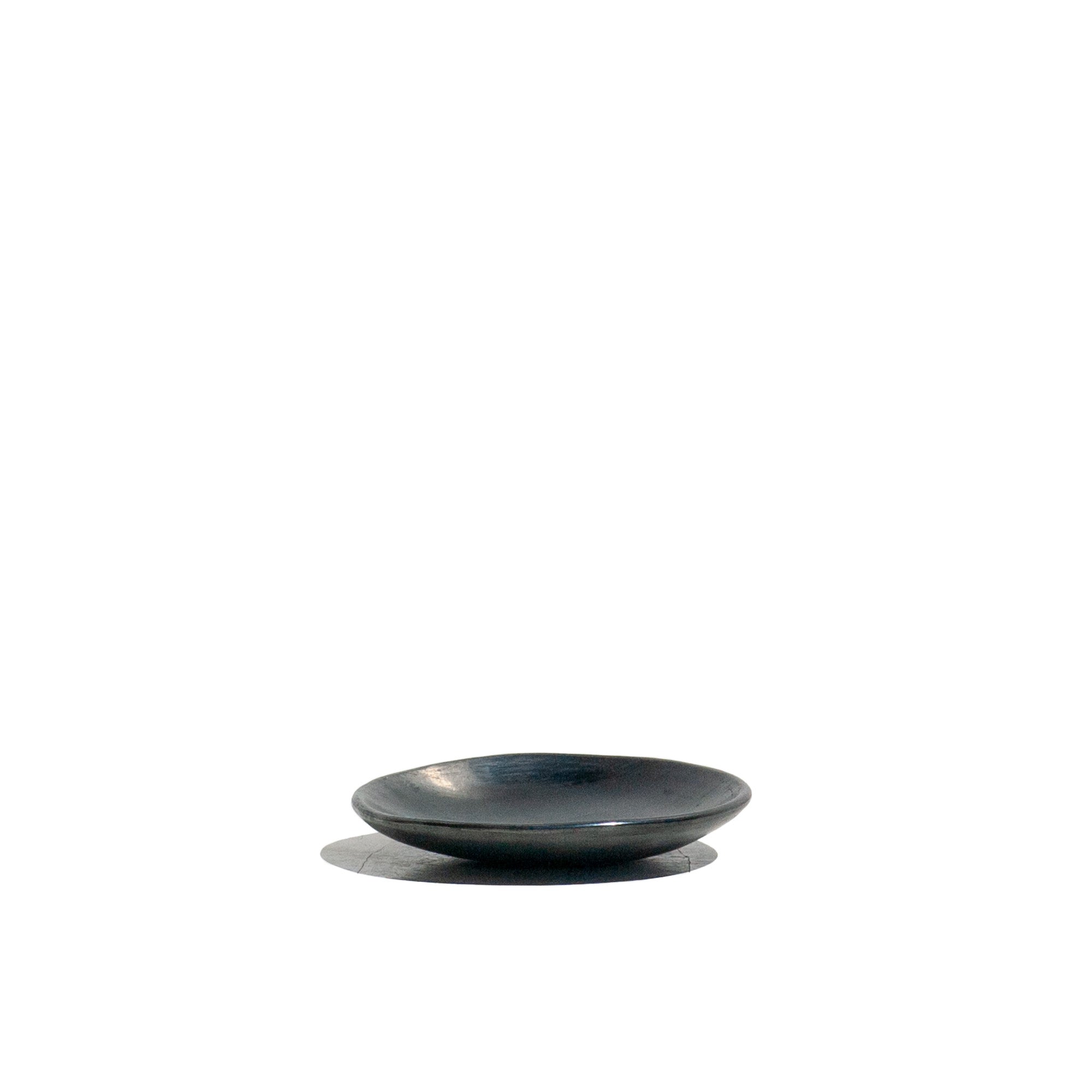 Elena Black Bread Plate 14cm
