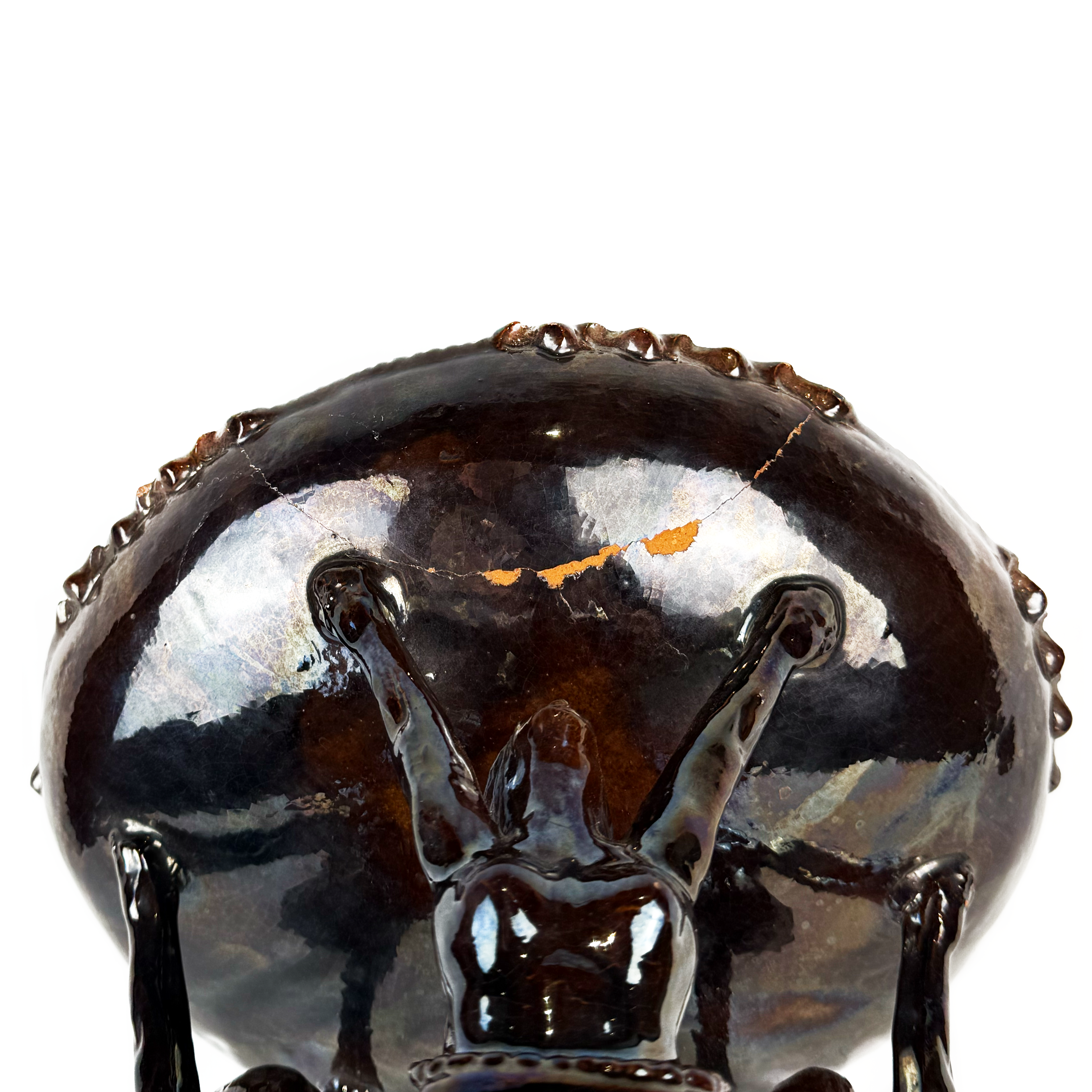 Glazed Earthenware Fruit Bowl, Morelia c. 1970s