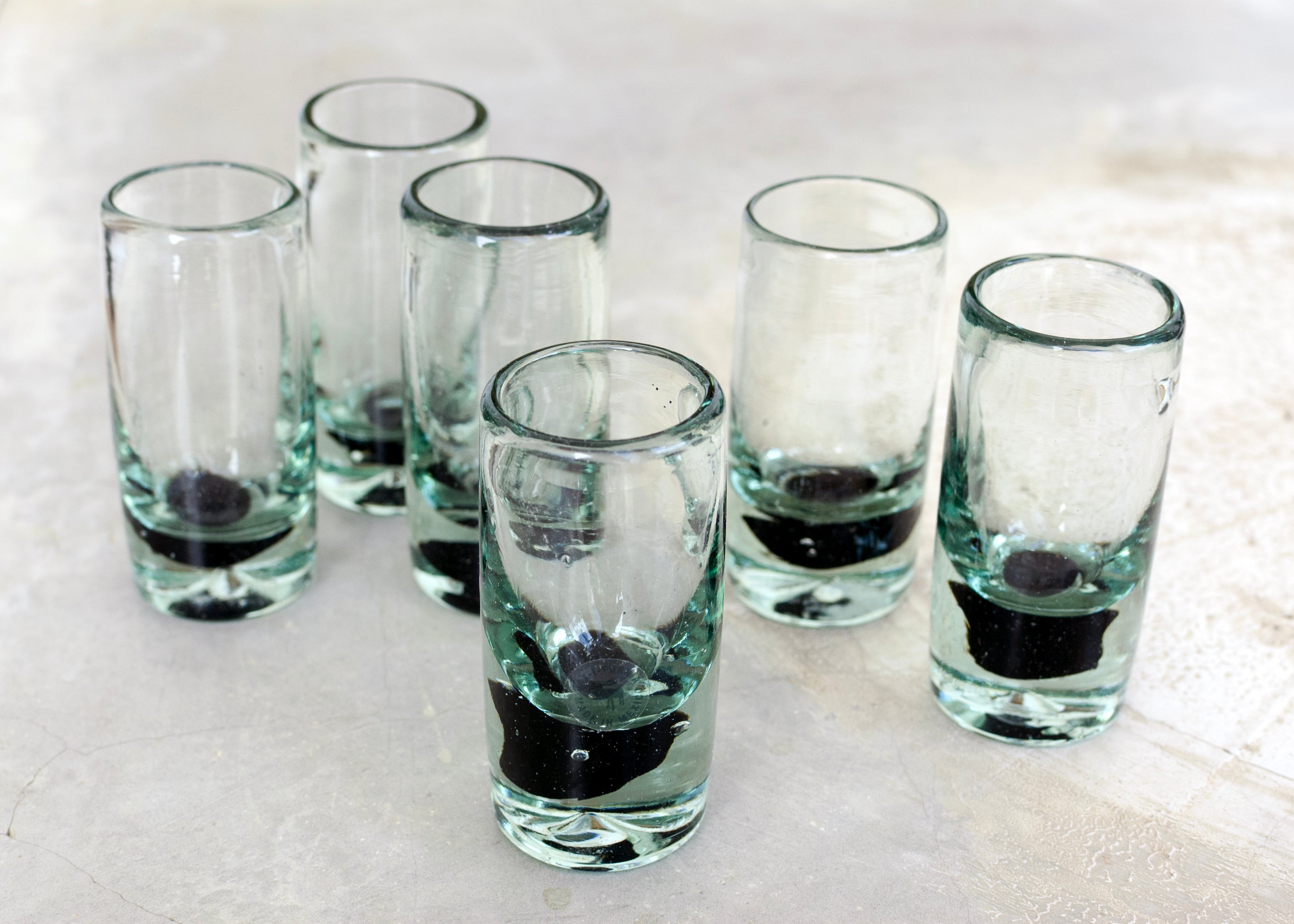 Embajada Black Base Tequila Glass