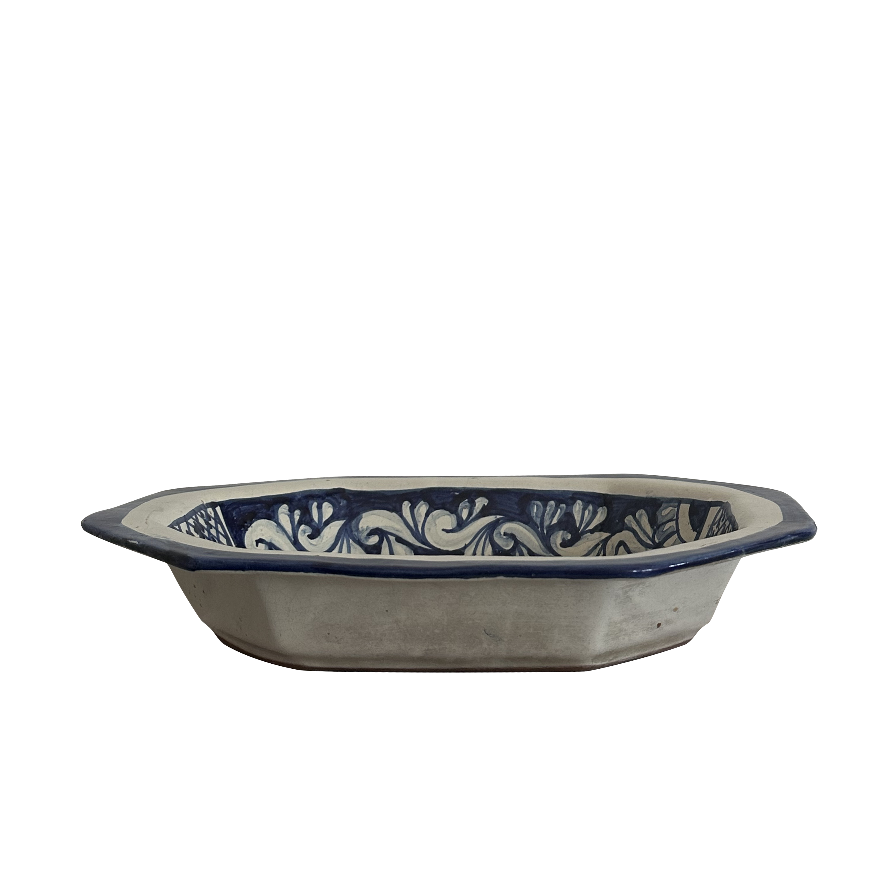 Blue Octagonal Talavera Platter