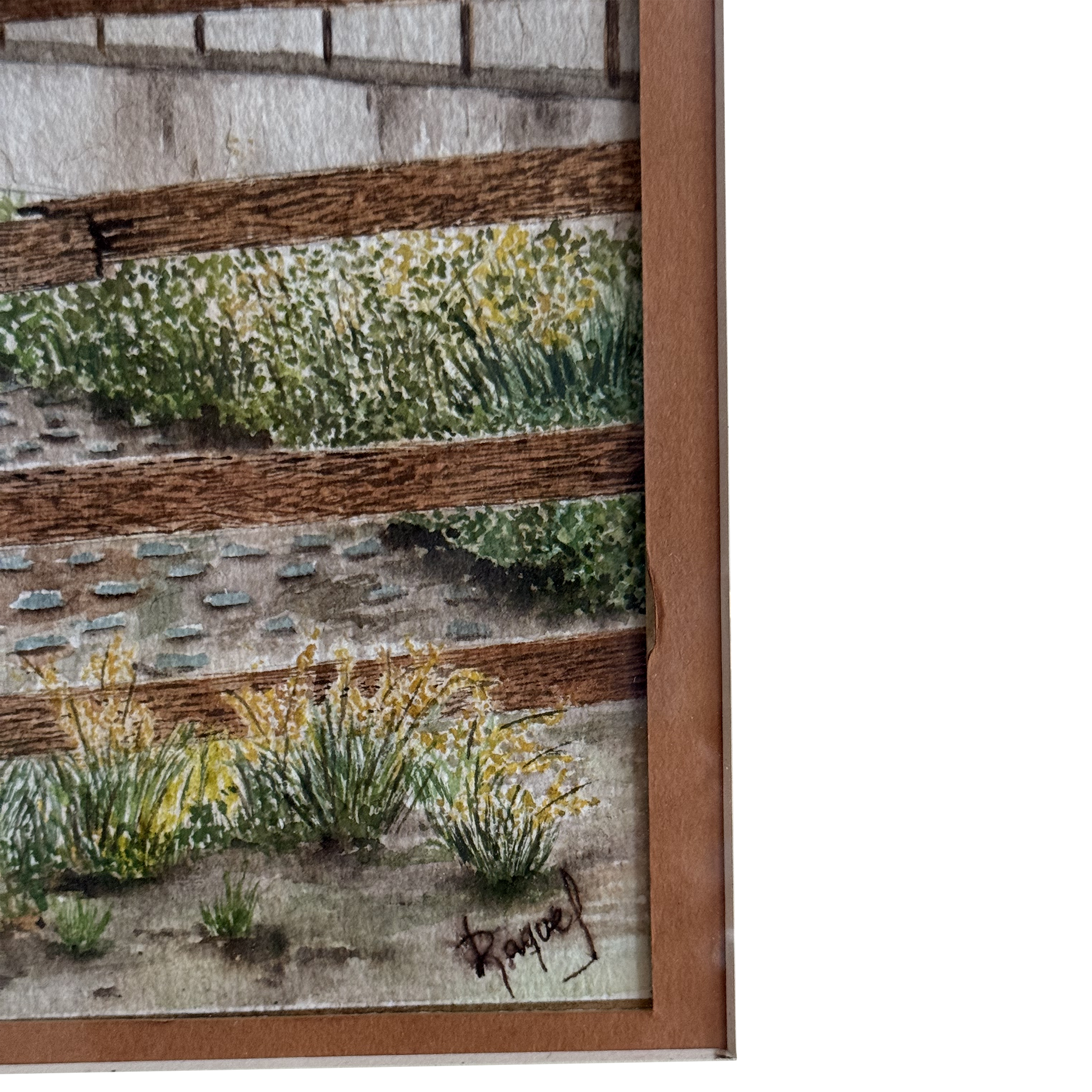 Hacienda Watercolor Painting