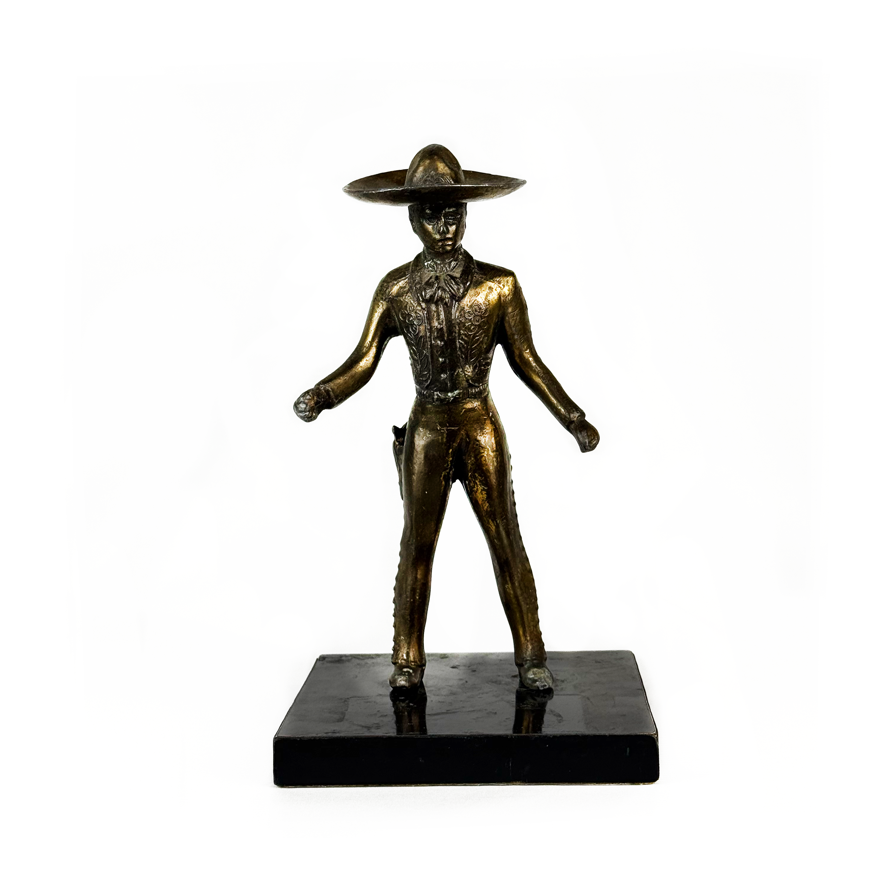 Mariachi Statuette on Base c. 1970s
