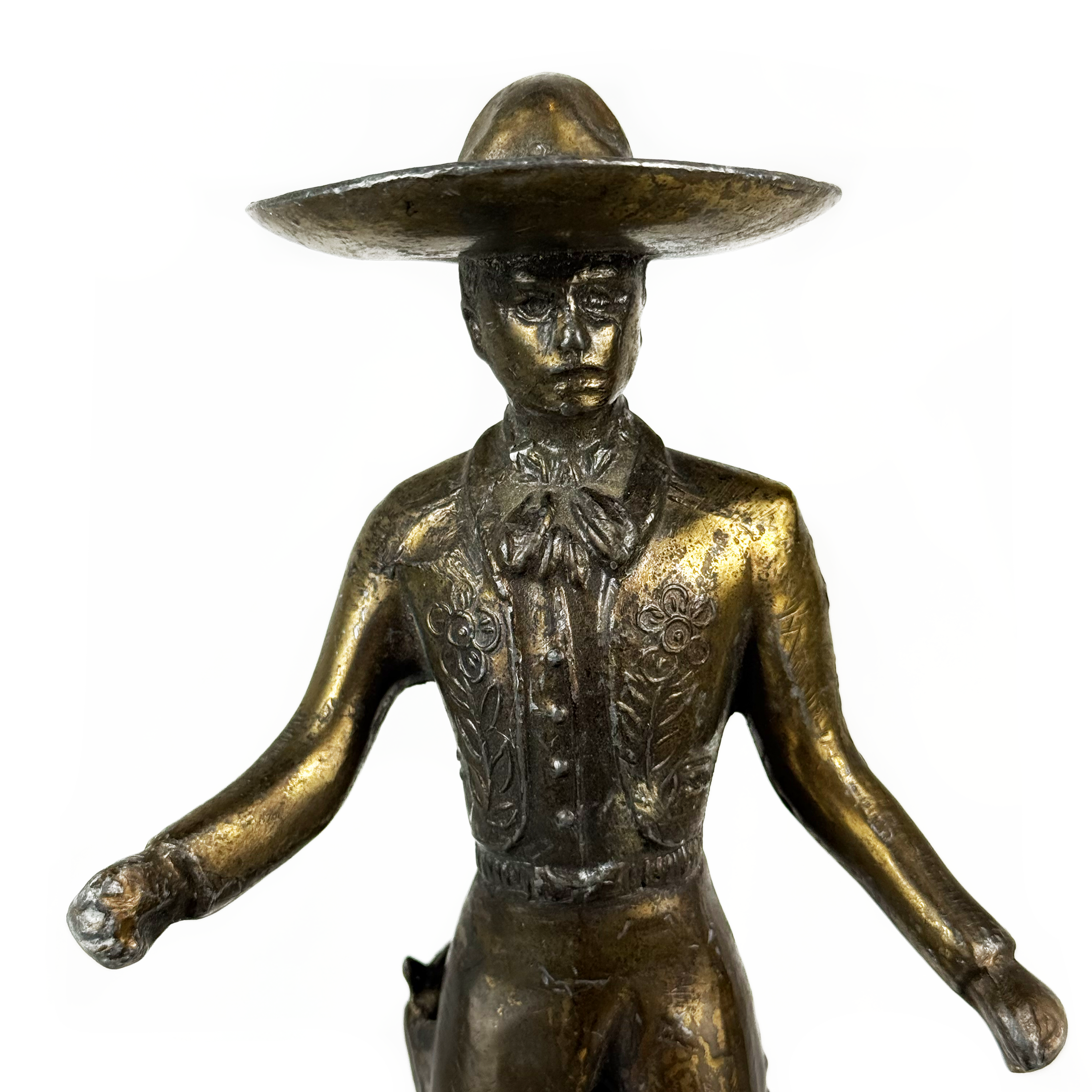 Mariachi Statuette on Base c. 1970s
