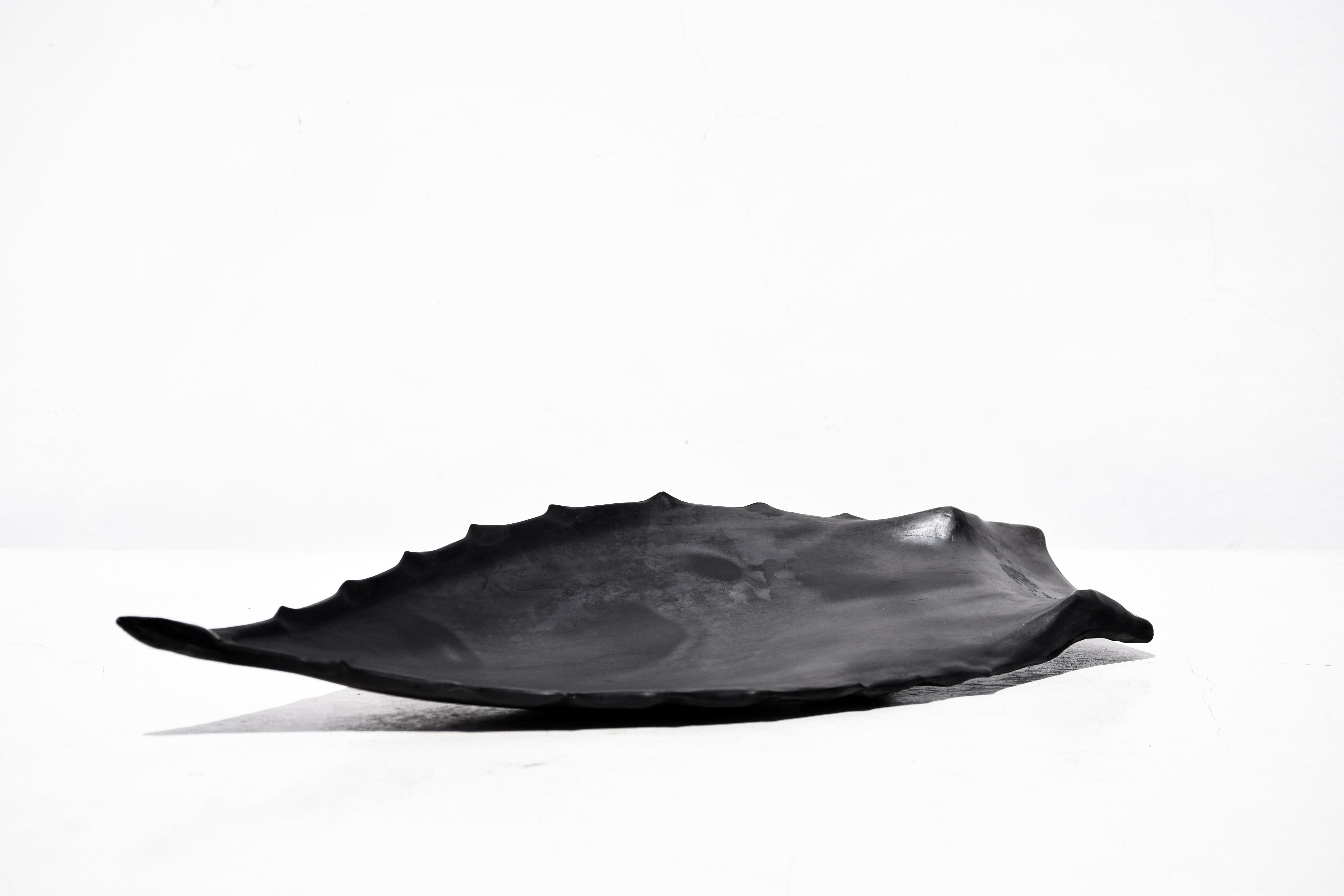 Agave Leaf Black Clay LG