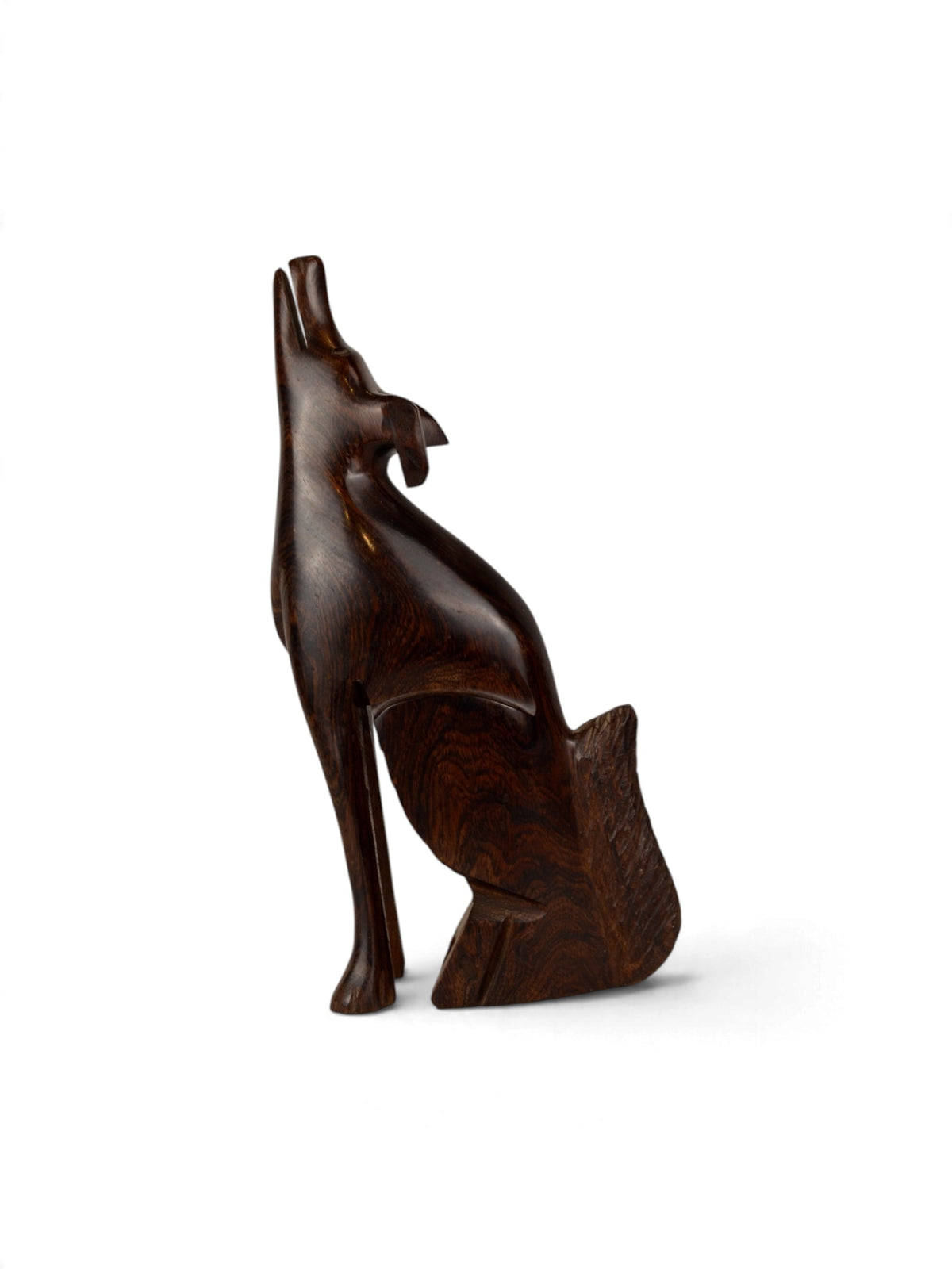 Sonoran Ironwood Wolf Sculpture