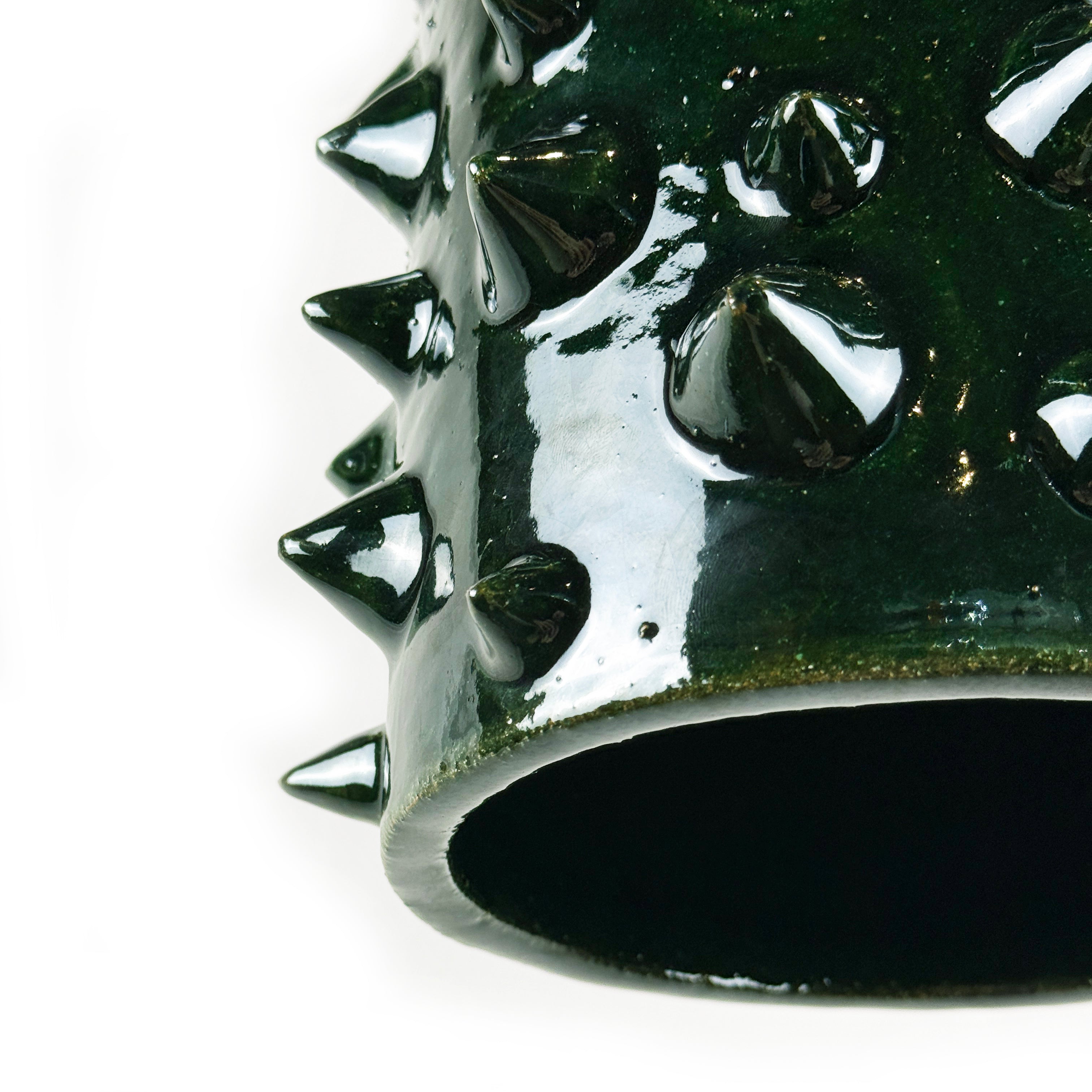 Pochote Green Clay Lamp