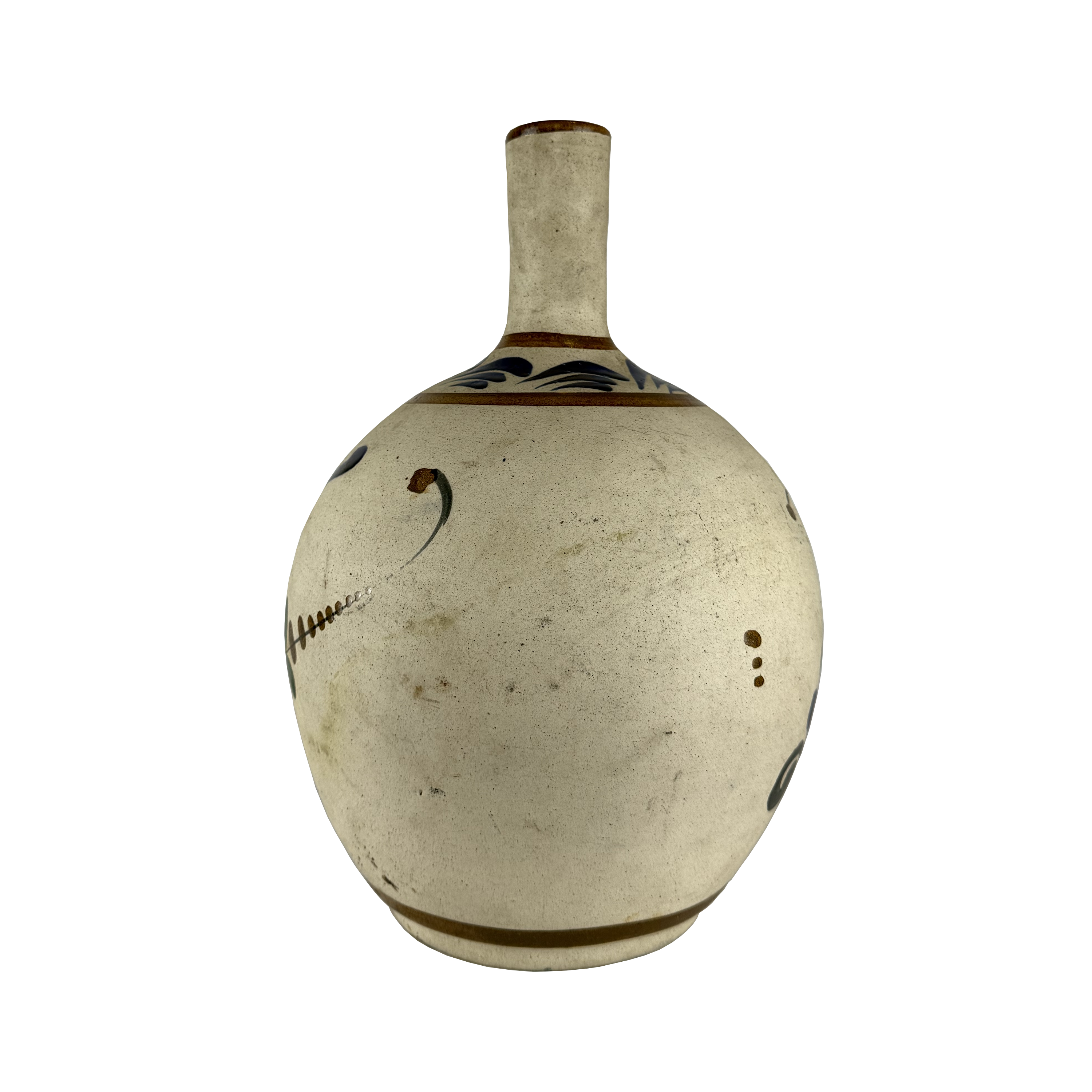 Tonalá Water Jug Vase with Bird Motif