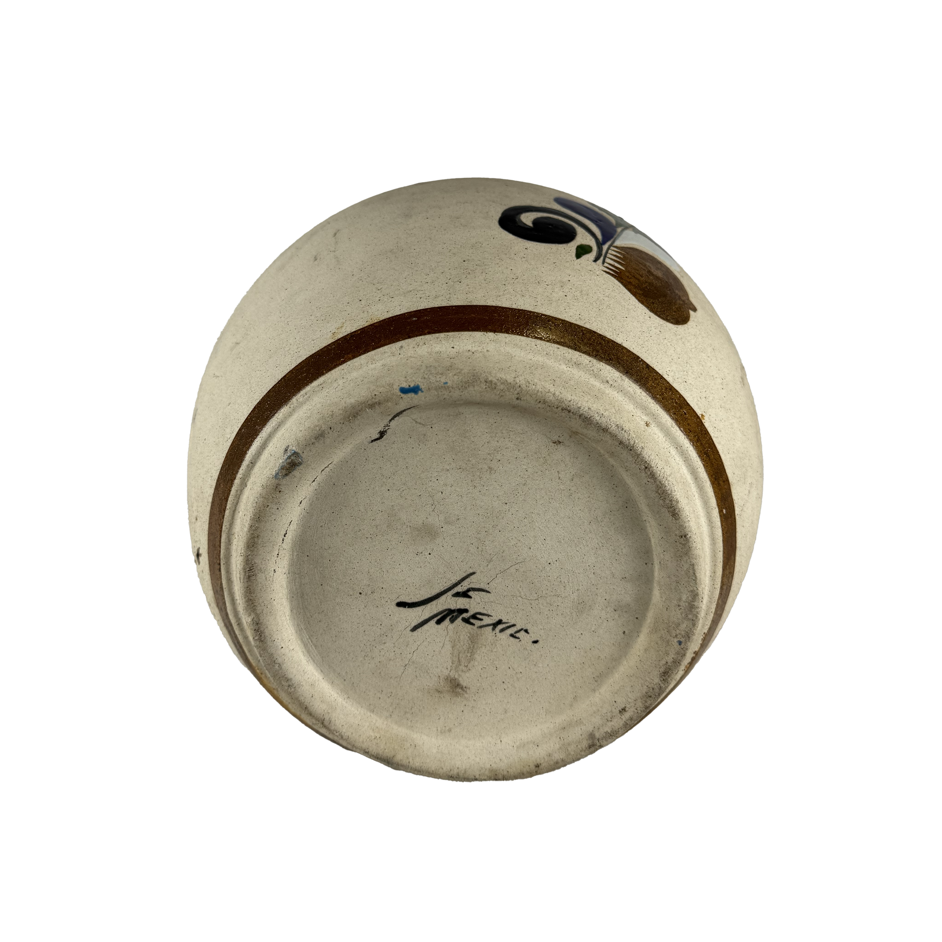 Tonalá Water Jug Vase with Bird Motif