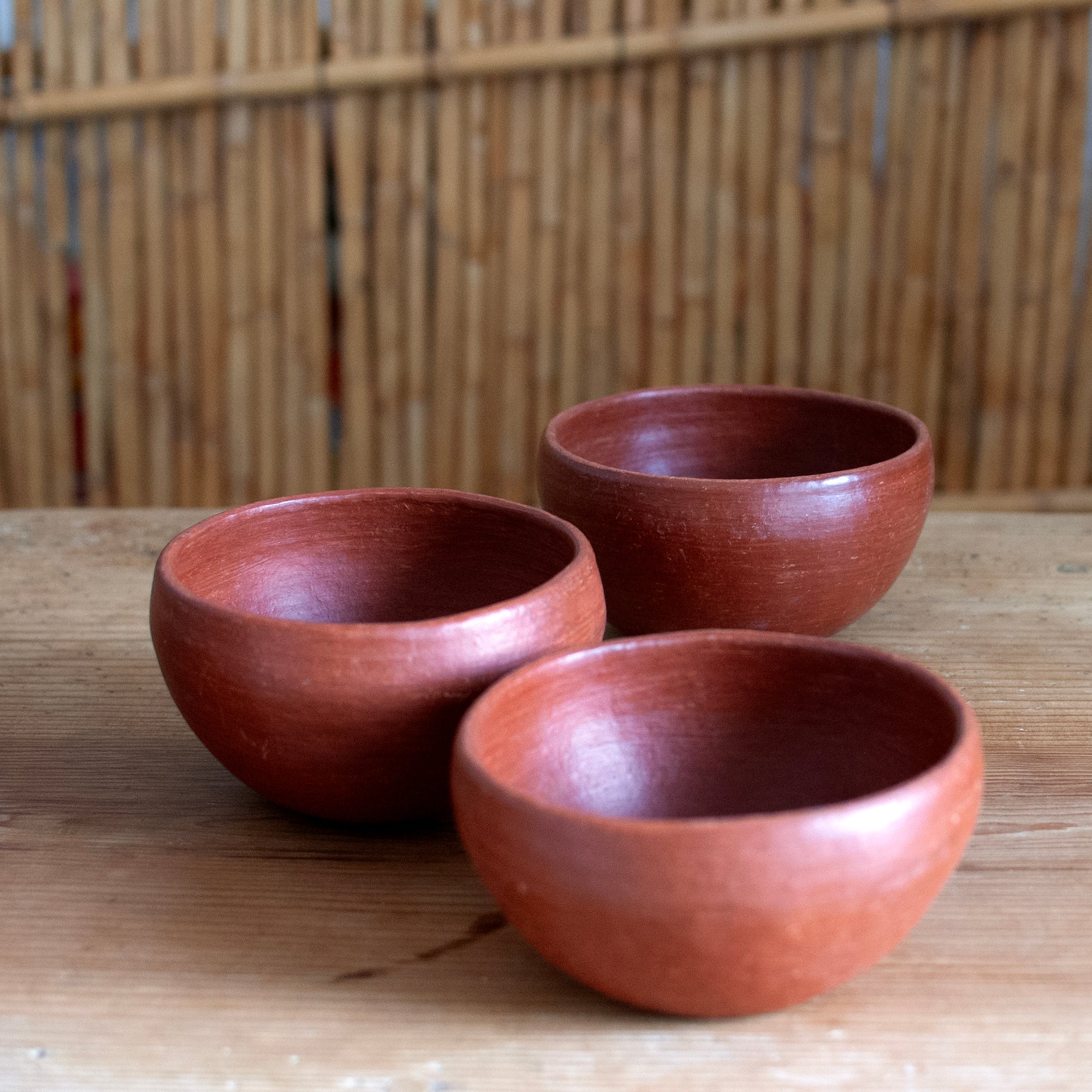 Small Tlacolula Red Clay Bowl