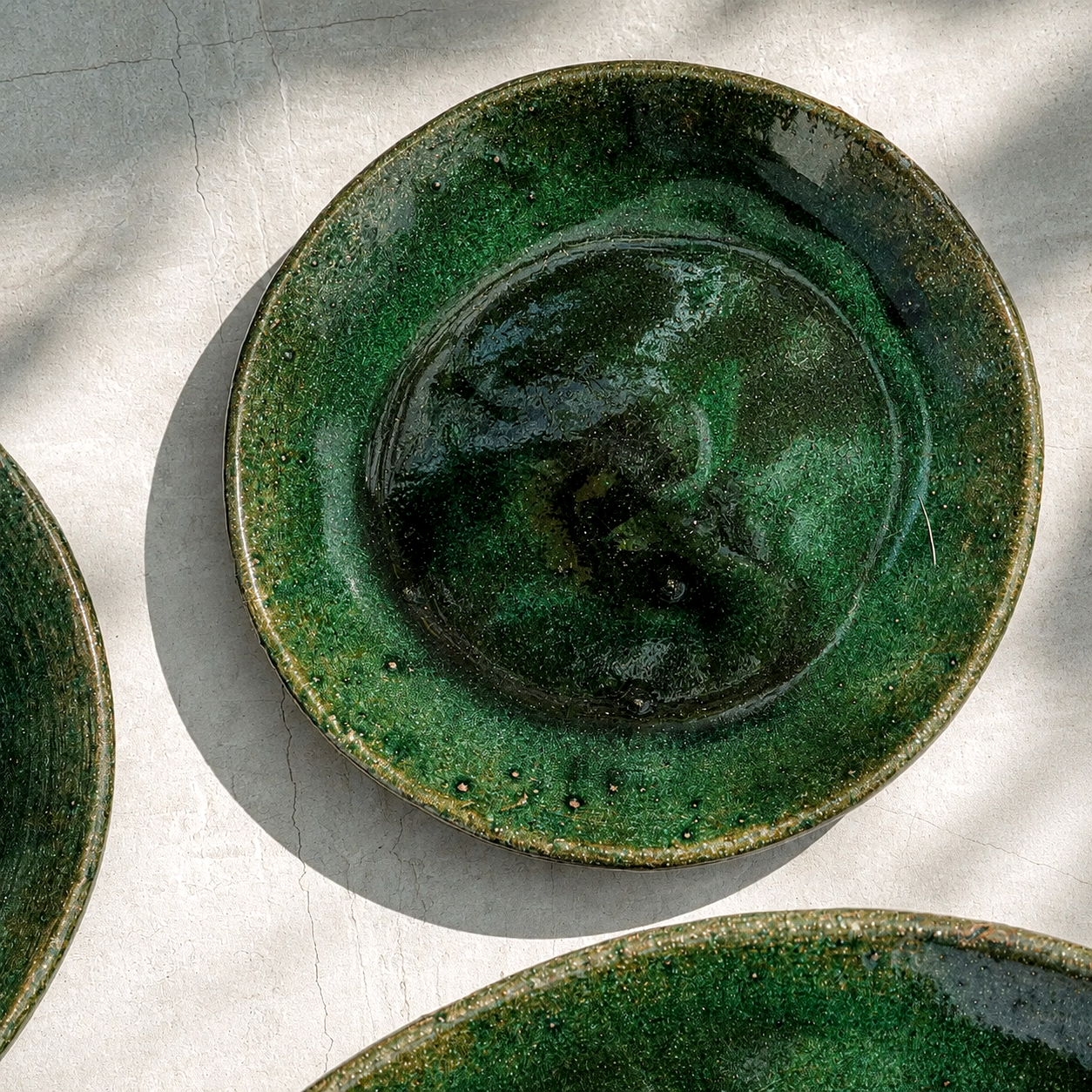 Elena Green Salad Plate