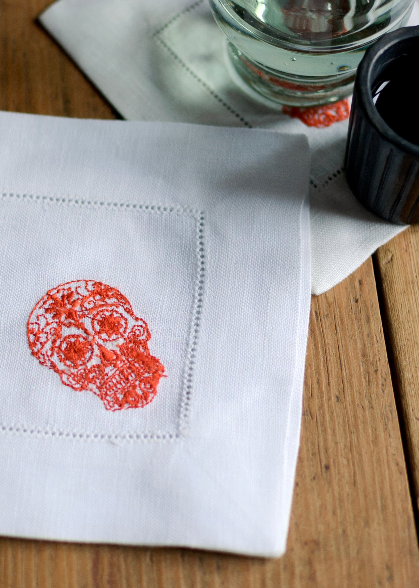 Skull Cocktail Napkin