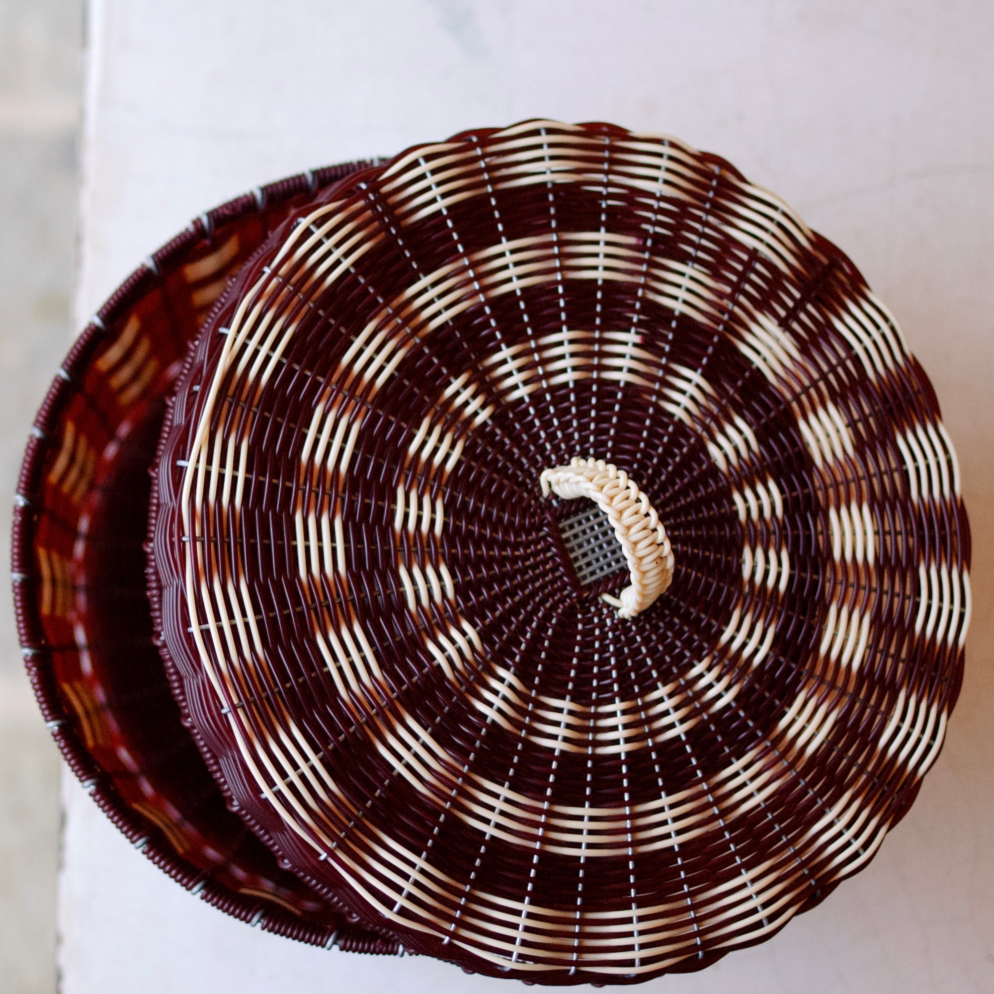 Ruby Tlacolula Lidded Basket