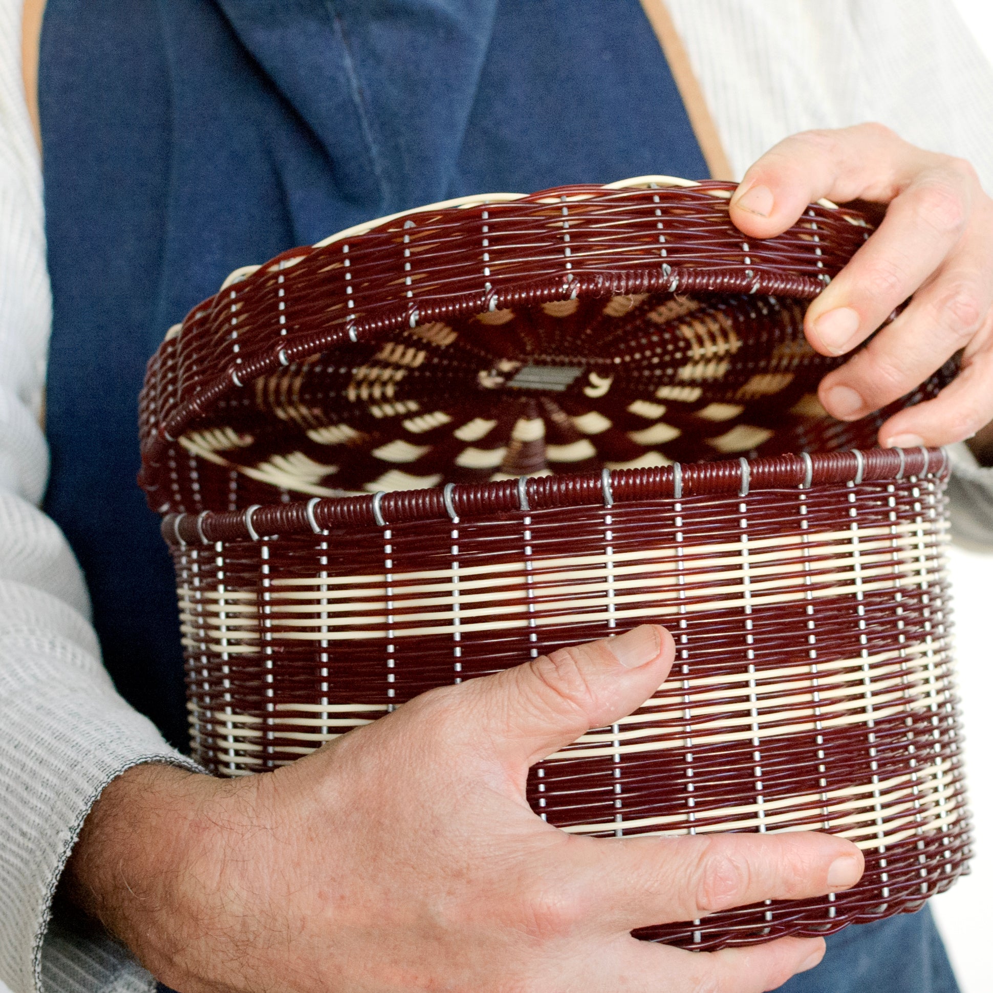 Ruby Tlacolula Lidded Basket