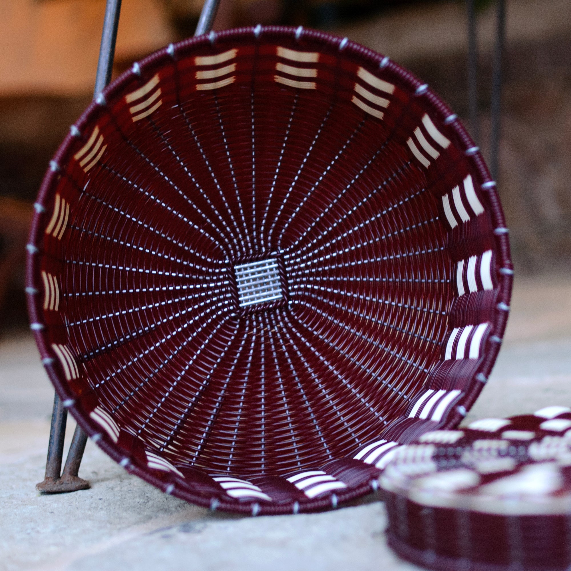 Ruby Tlacolula Lidded Basket