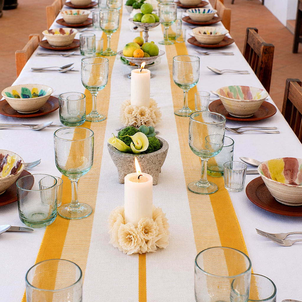 Table Runner Mustard