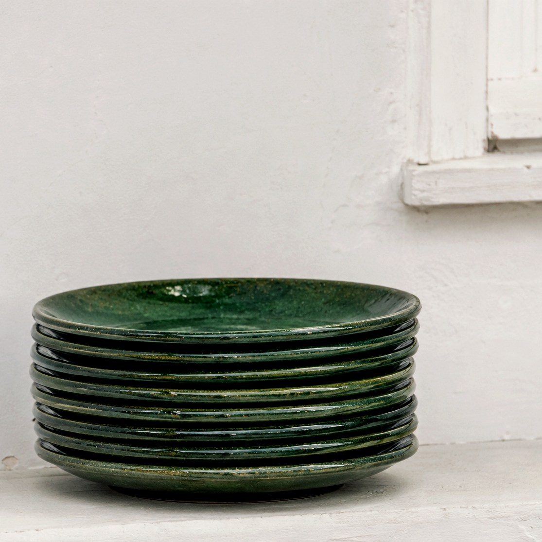 Elena Green Salad Plate