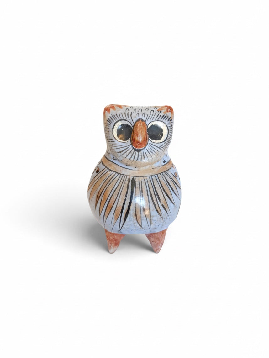 Small Ceramic Bird Figure Owl or Parrot