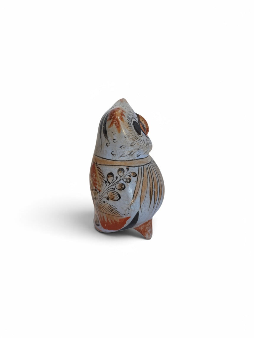 Small Ceramic Bird Figure Owl or Parrot