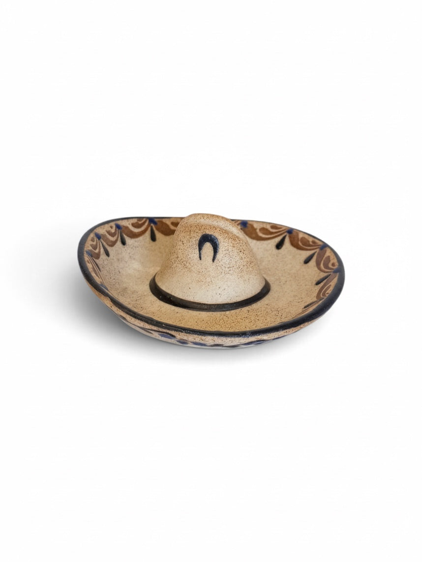 Tlaquepaque Ceramic Sombrero Dish 1970s