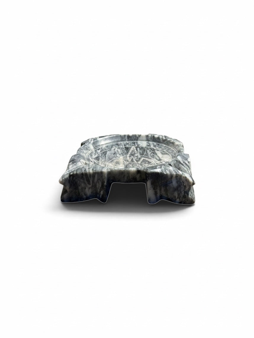Carved Onyx Ashtray