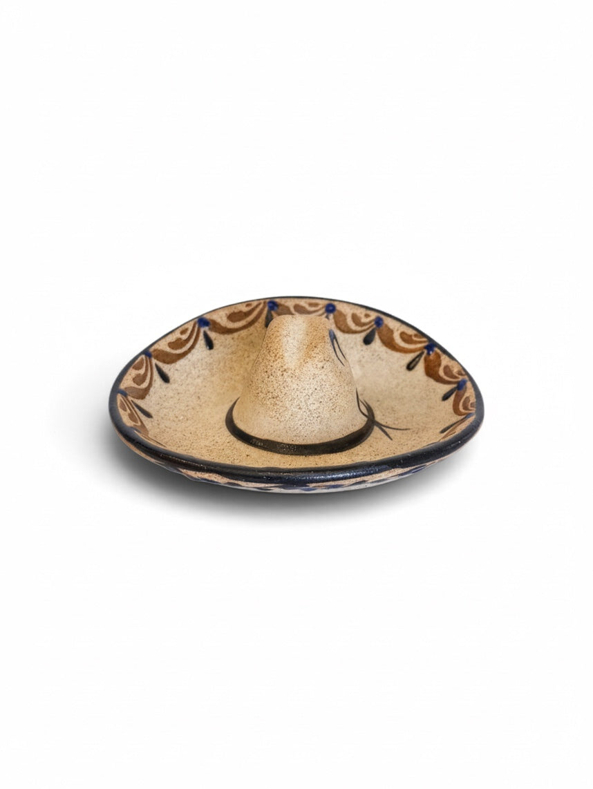 Tlaquepaque Ceramic Sombrero Dish 1970s