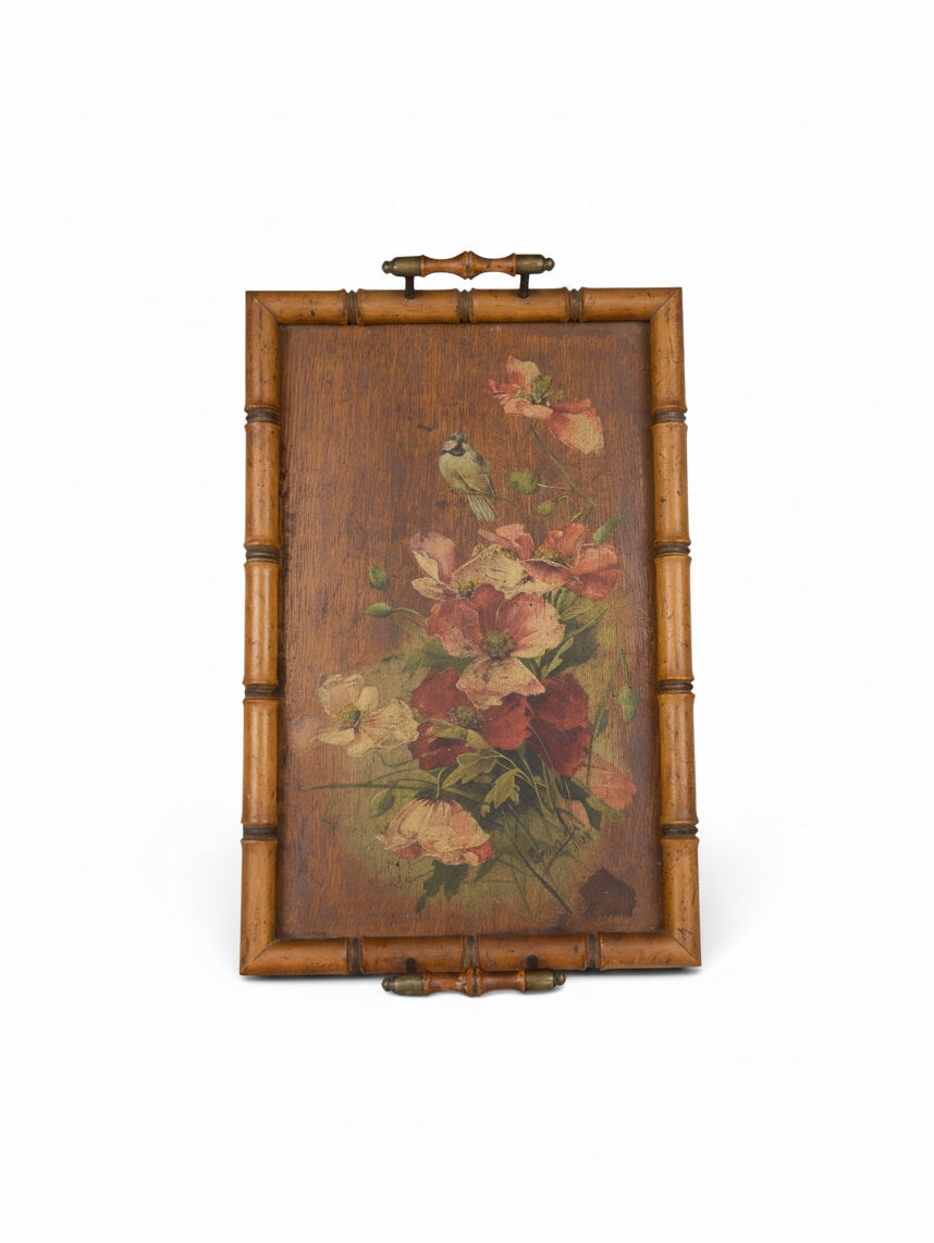 Hand-Painted Wooden Tray II