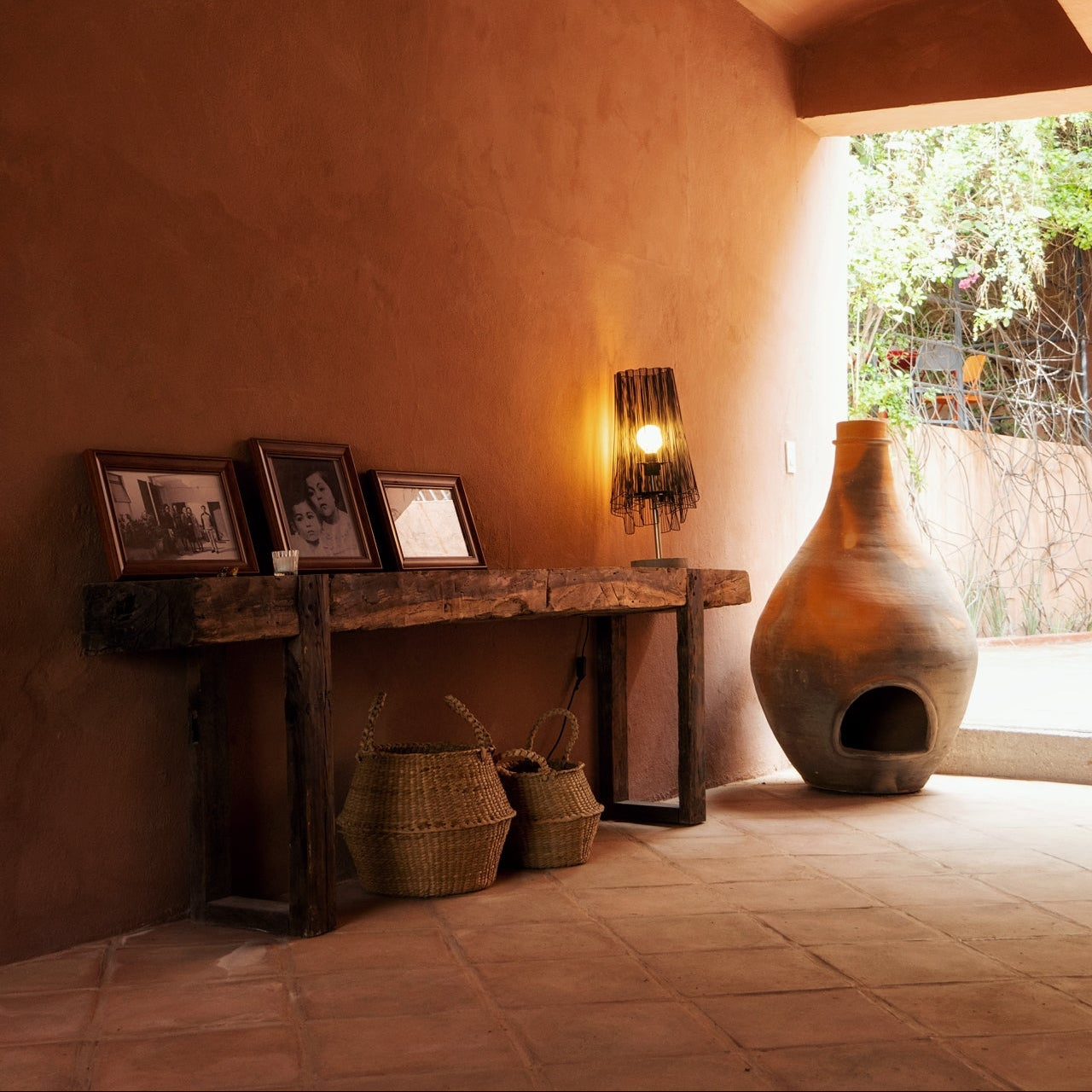 Chiminea Barro Istmeno