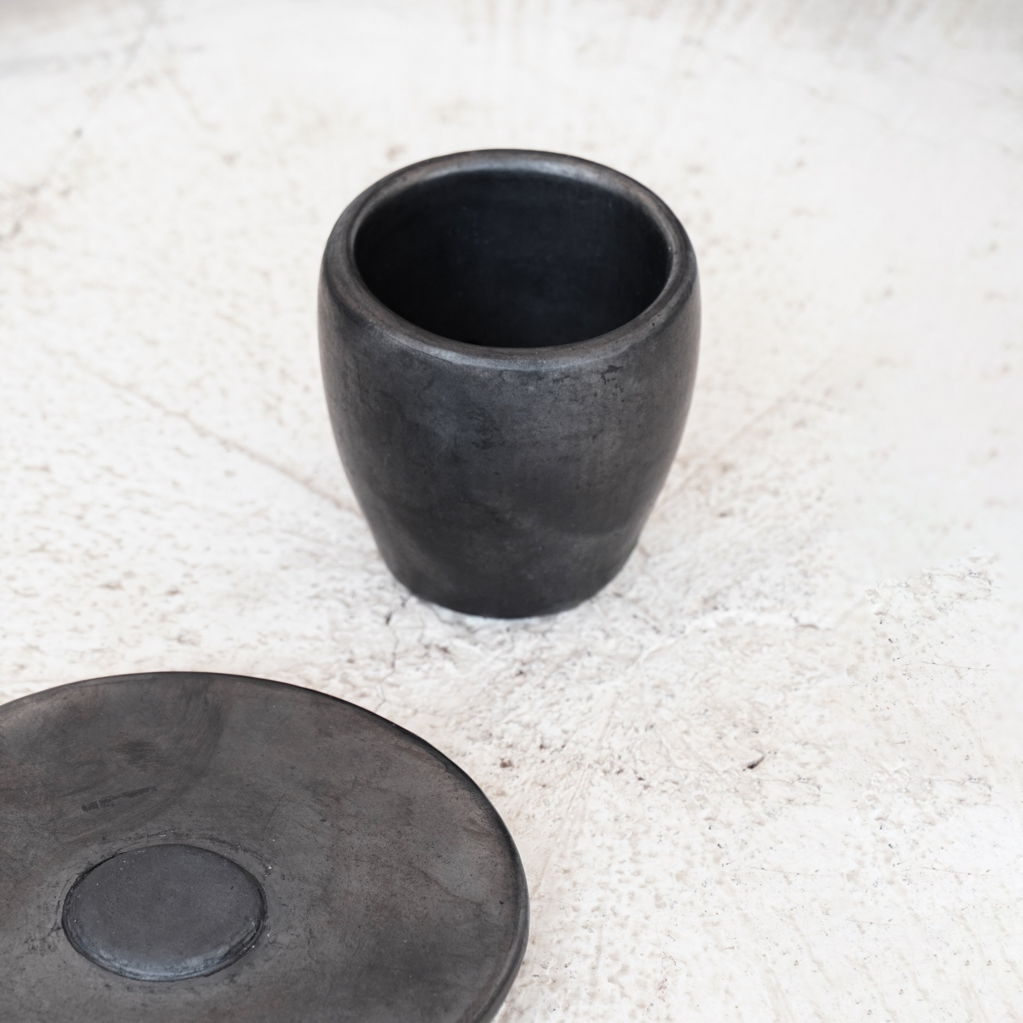 Espresso Cup w/o handle Black Clay