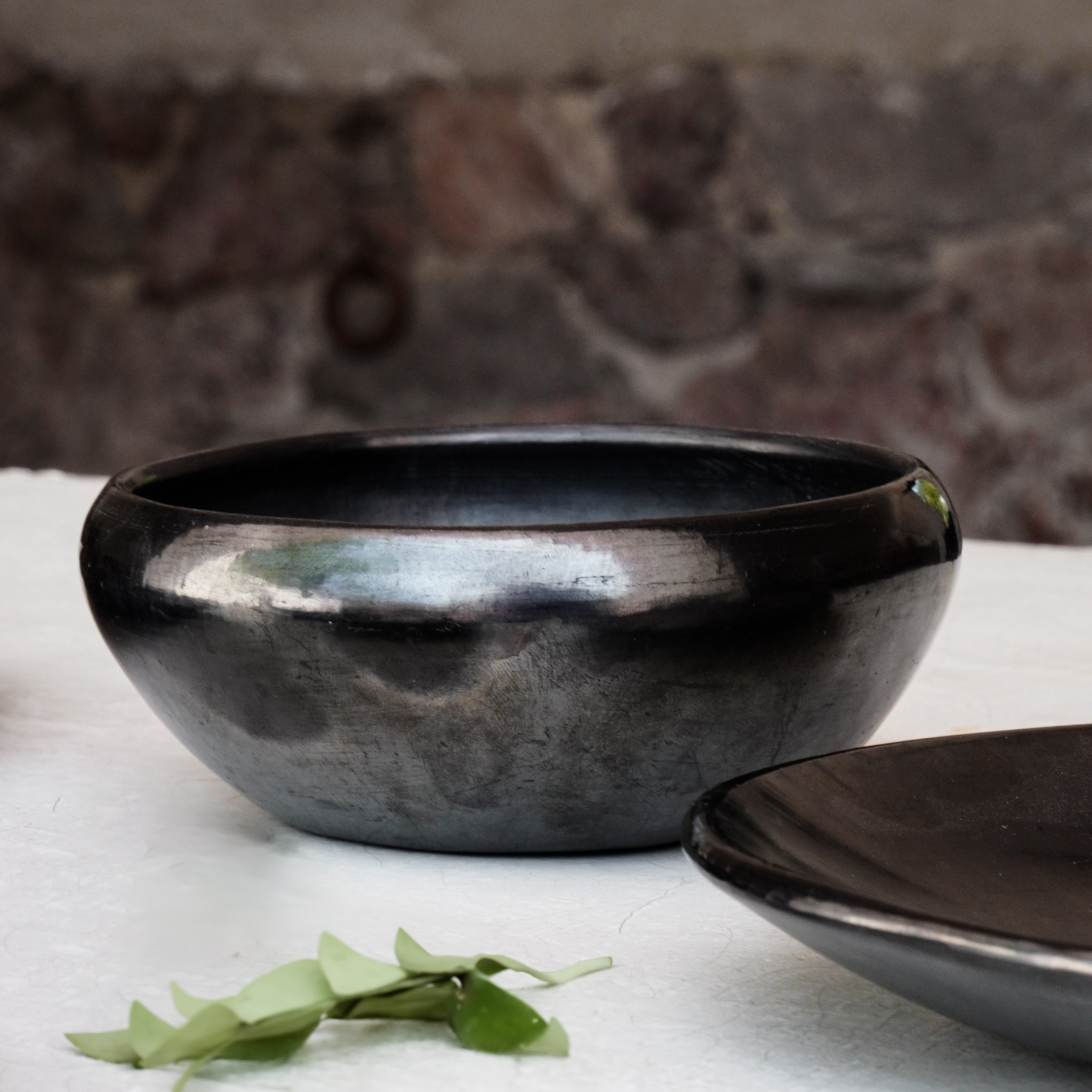 Elena Black Soup Bowl