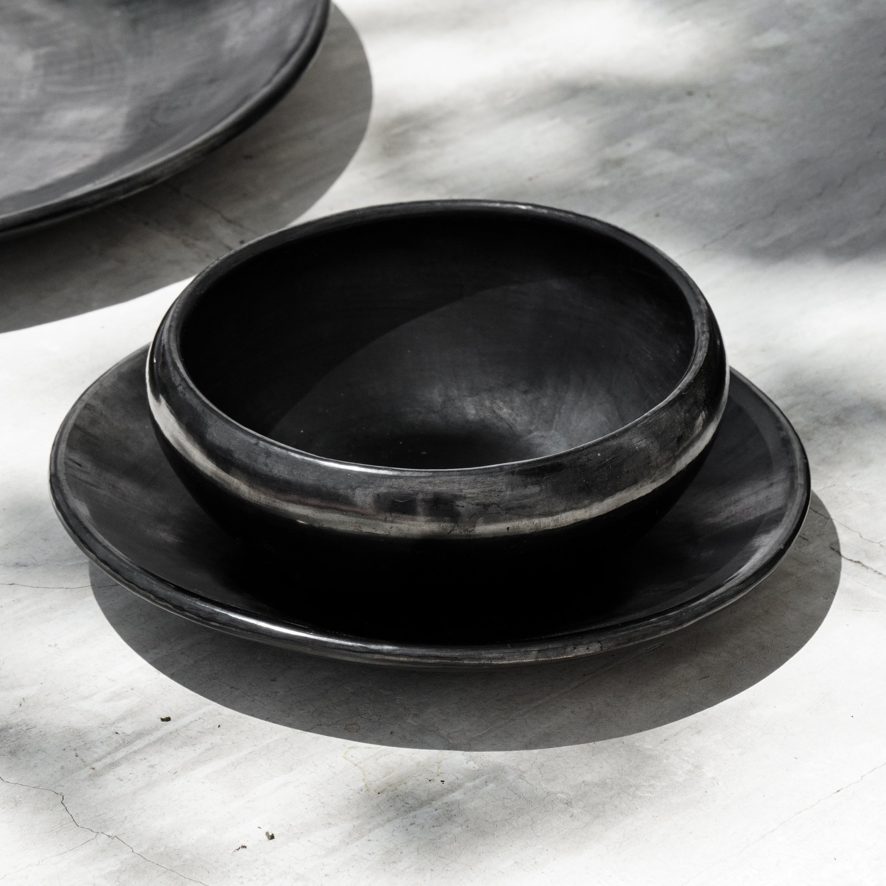 Elena Black Soup Bowl