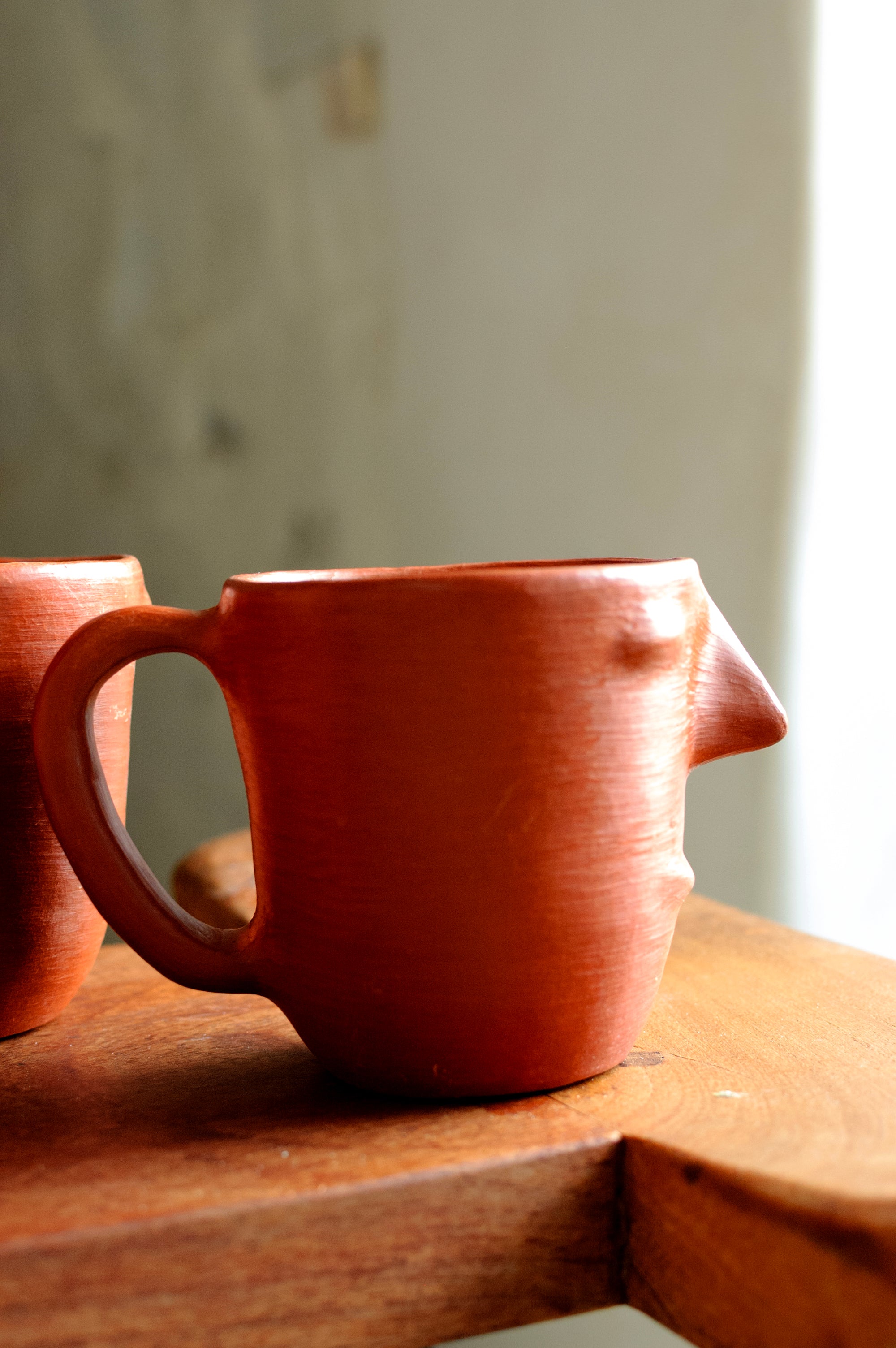 Vernacular Red Clay Face Mug