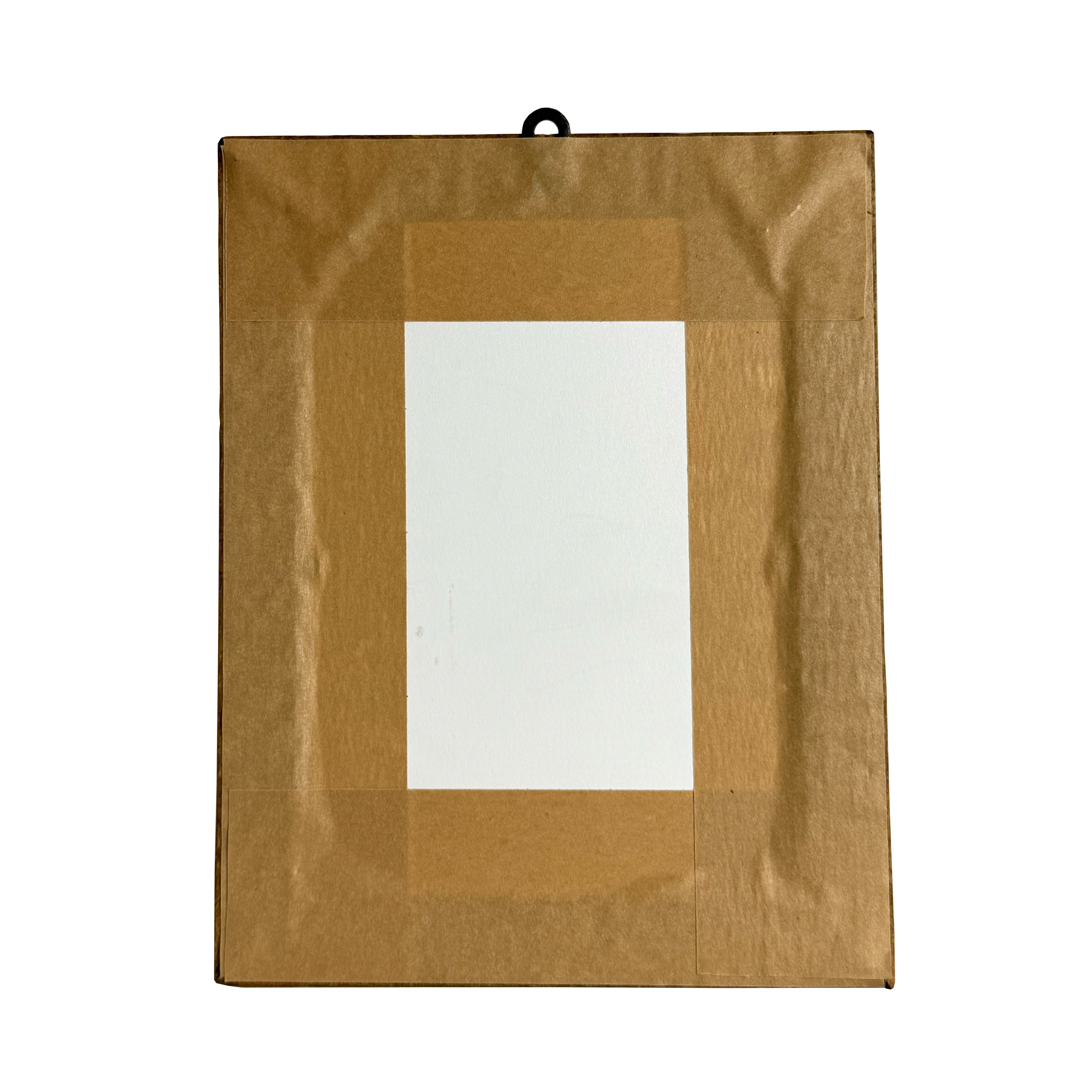 Vintage Mexican Feather Art in Wooden Frame