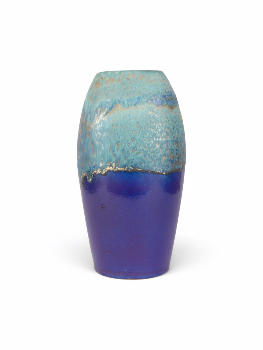 Green Dripping Ceramic Vase