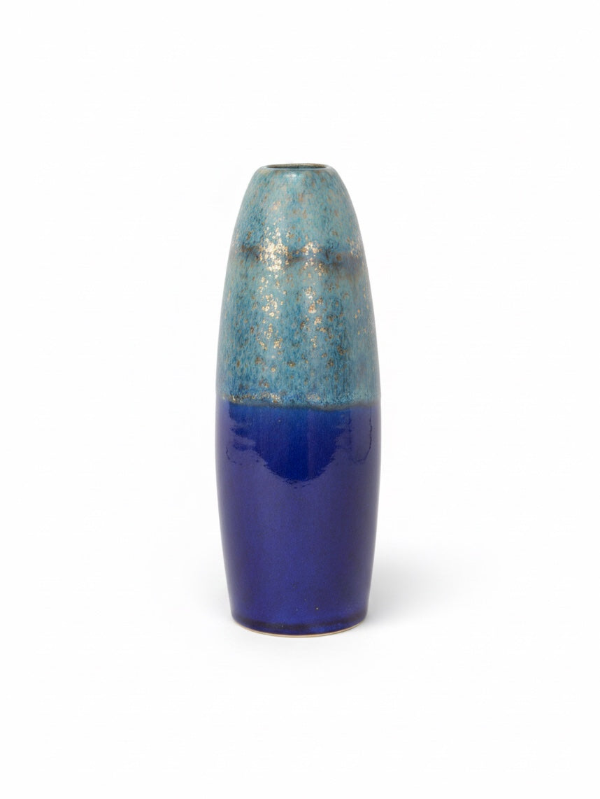 Green Dripping Ceramic Vase