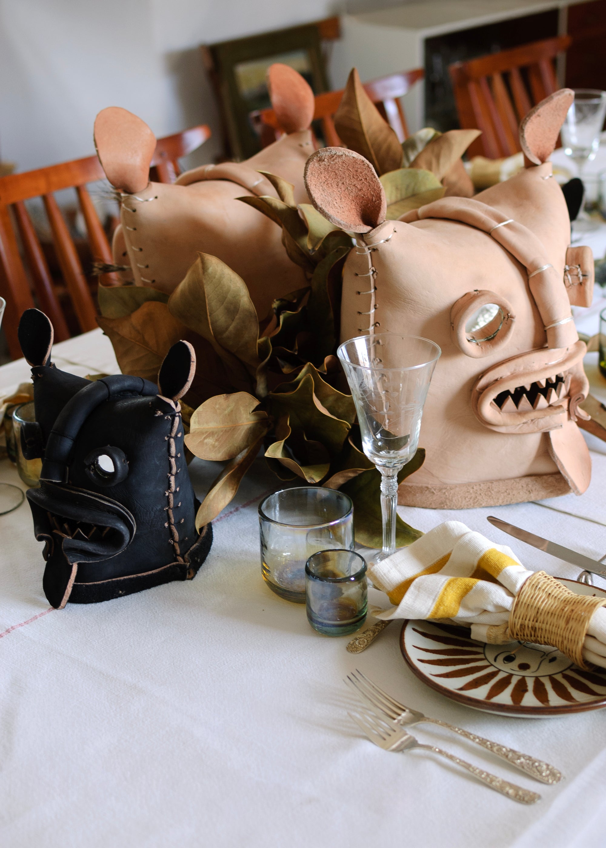 Zitlala Leather Tecuani Mask
