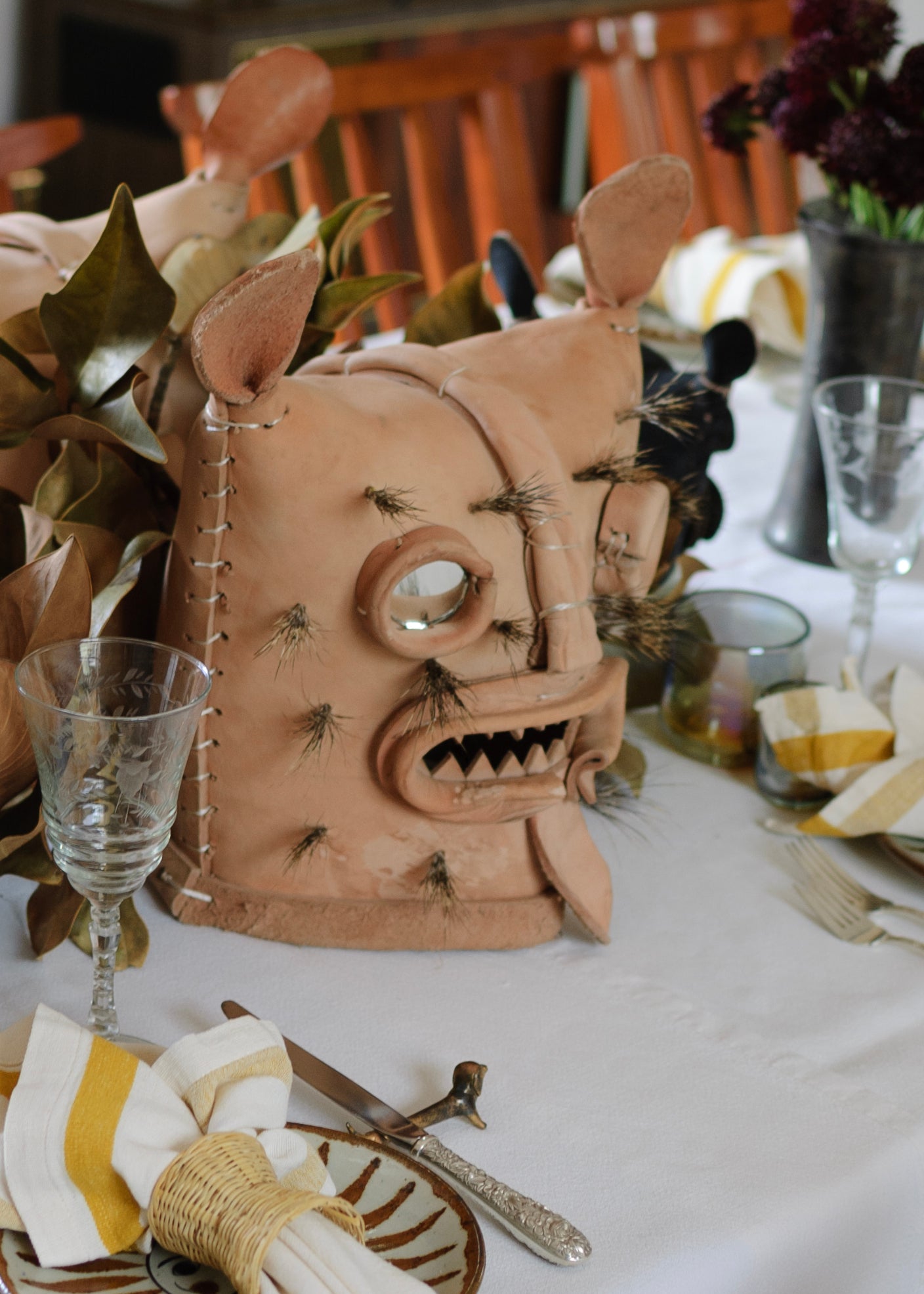 Zitlala Leather Tecuani Mask
